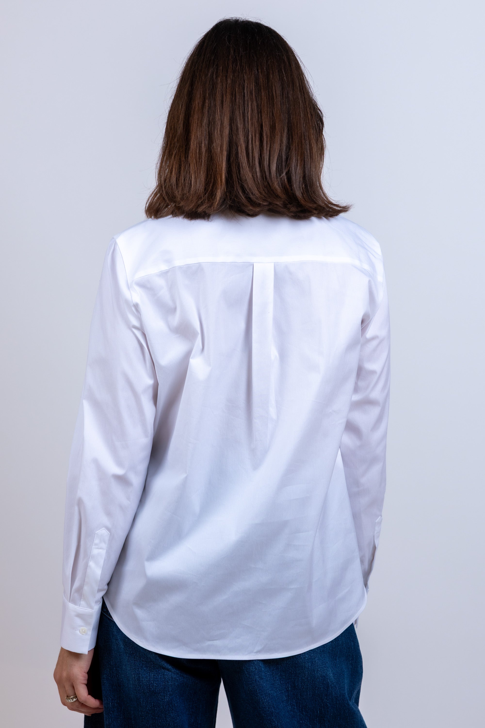 Blouse met kraaltjes - Wit