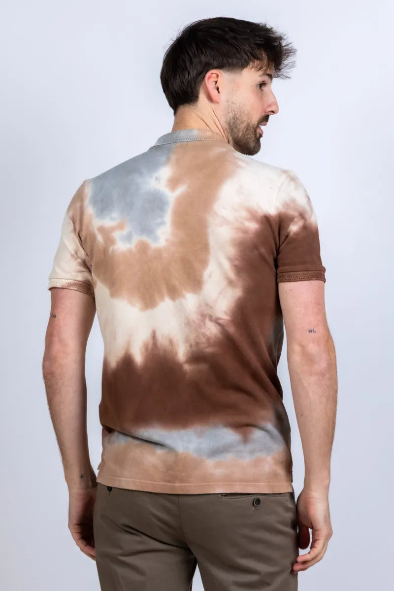 BOB BOB P26Kilby Unica Polo met print - Multicolour