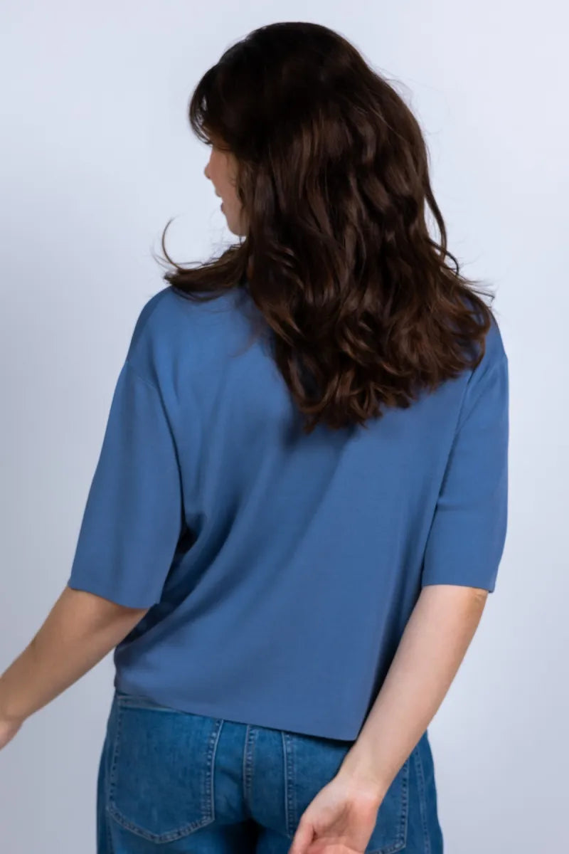 FFC FFC 15051 FFC 15051 Truitje met kraag - French blue