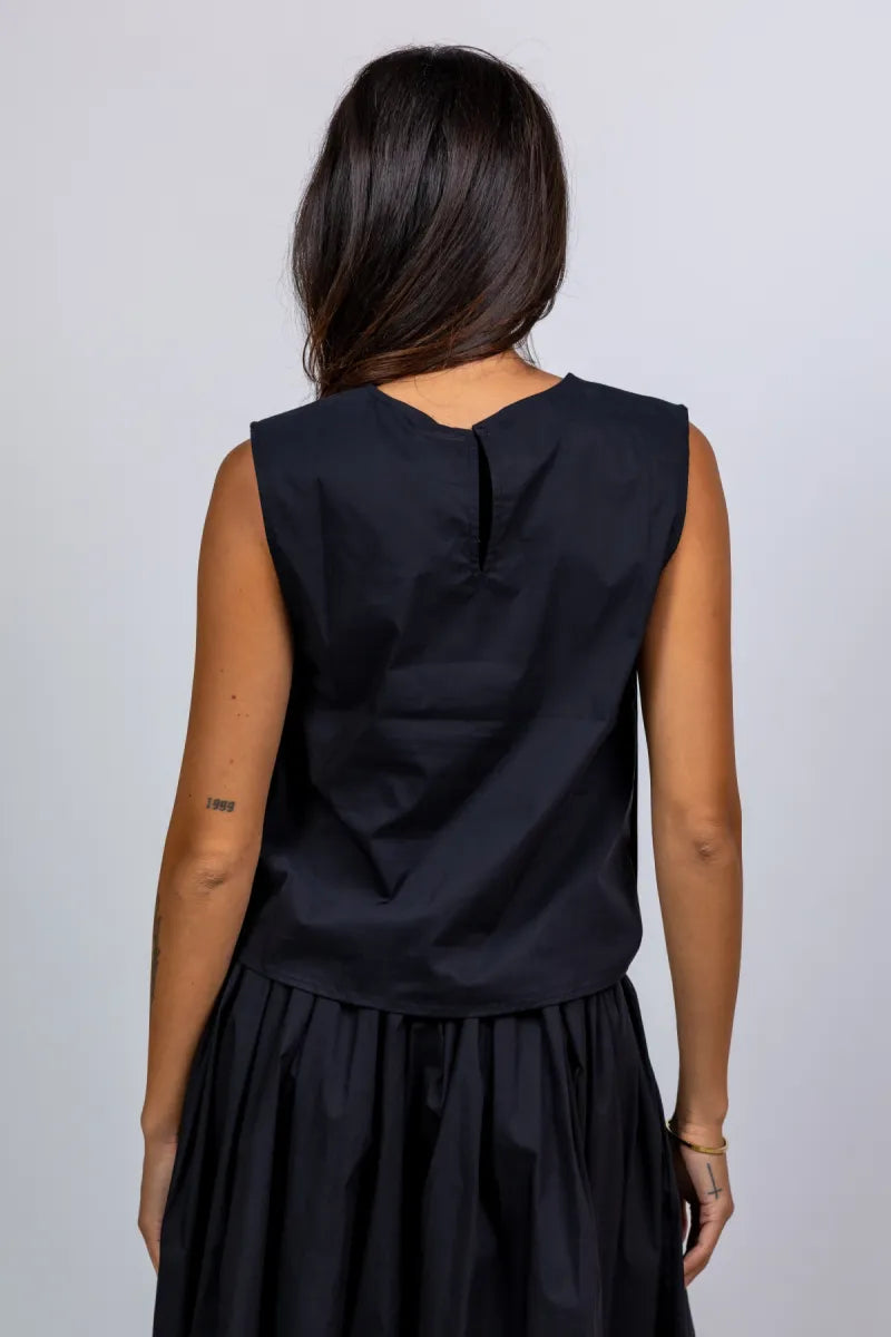 OBJECT OBJECT PAIGE TOP OBJECT PAIGE TOP Top zonder mouwen - Zwart