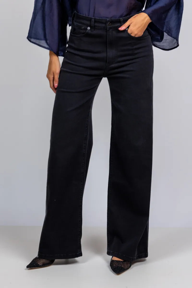 LOIS LOIS PALAZZO 2142-6211 LOIS PALAZZO 2142-6211 Jeans met wijde pijpen - Black denim