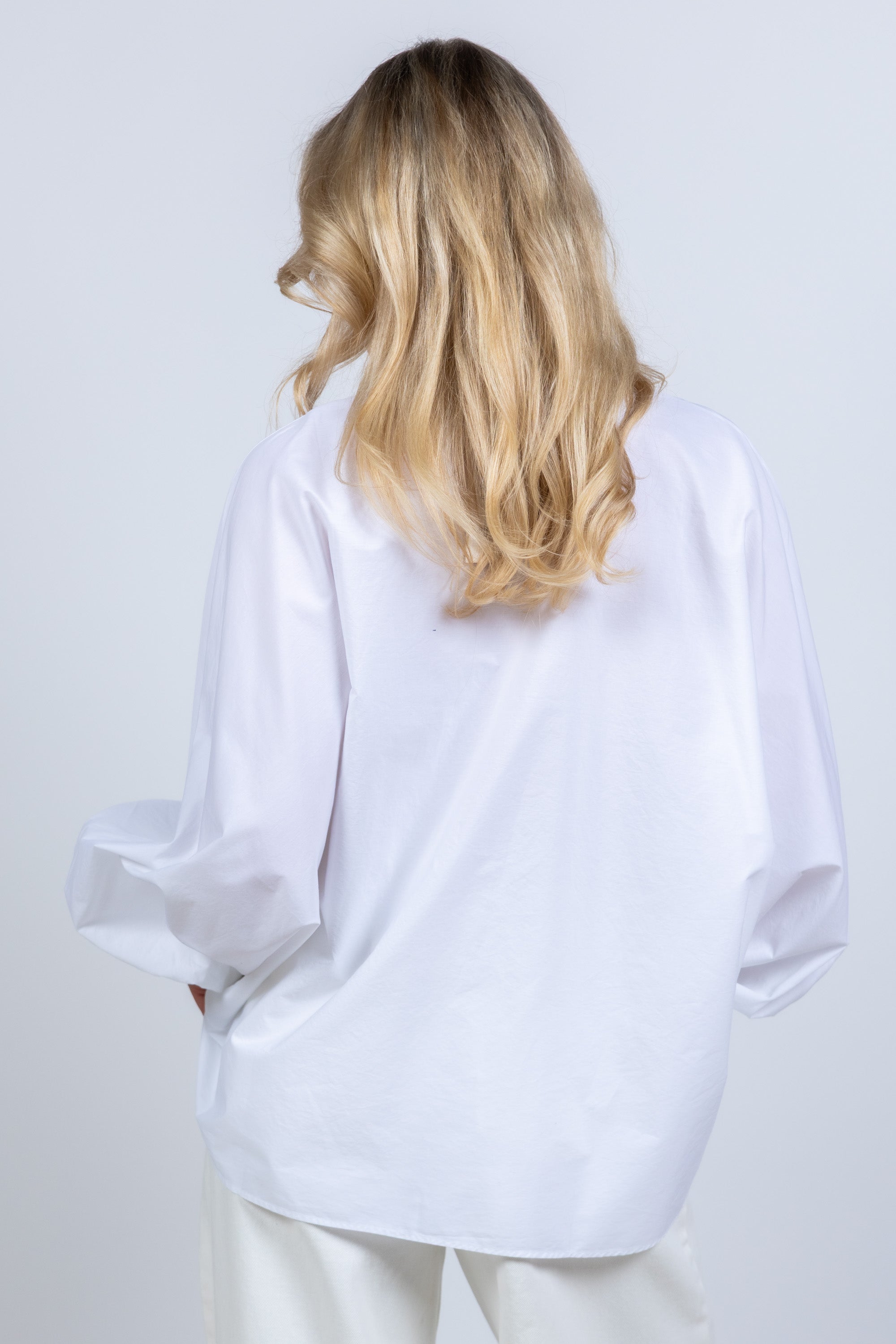Blouse met knopen - Wit