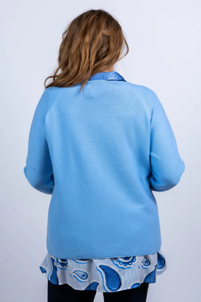MONA LISA Trui met ronde hals - Bleu