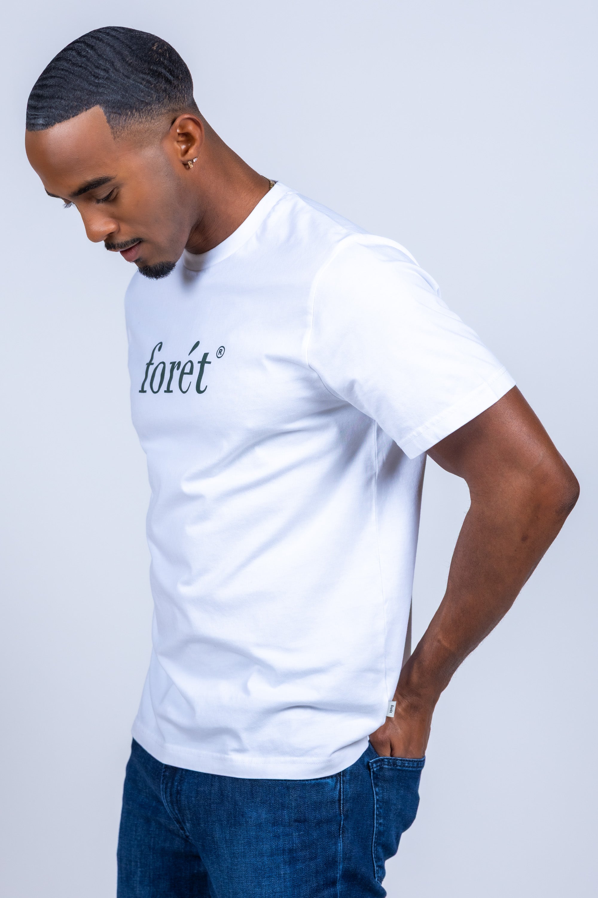 T-shirt met print - Wit