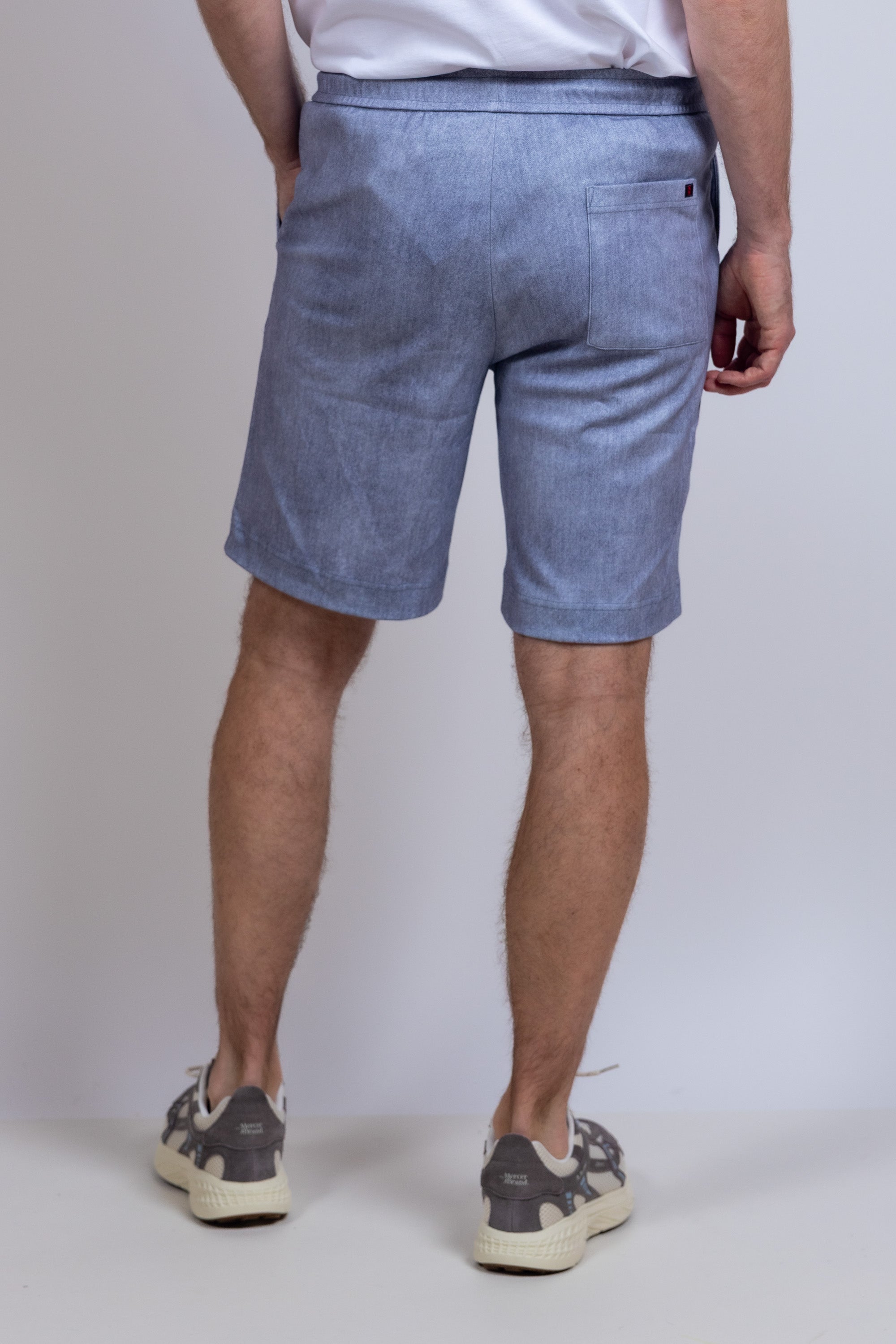 Short met koord - Lichtgrijs