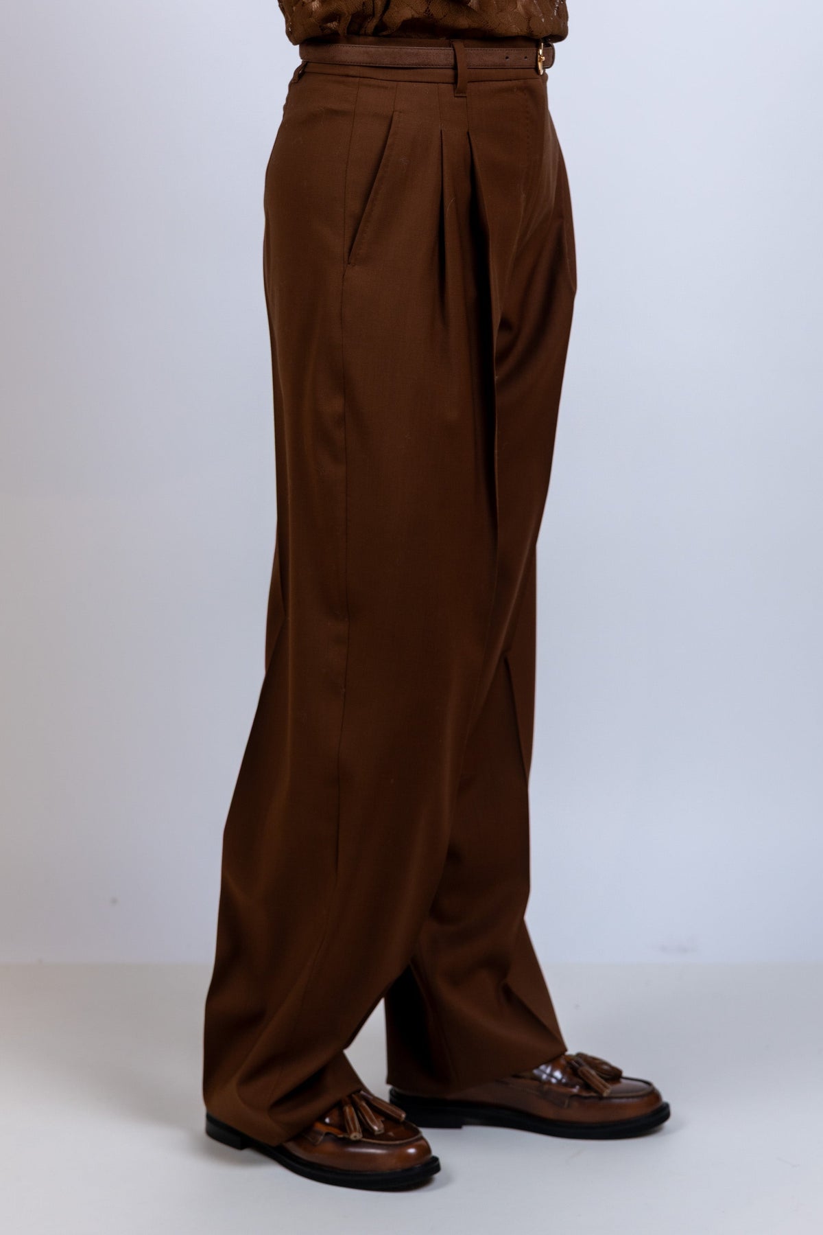 MAX MARA STUDIO MAX MARA STUDIO MSTBACIO Wijde pantalon - Vicunia
