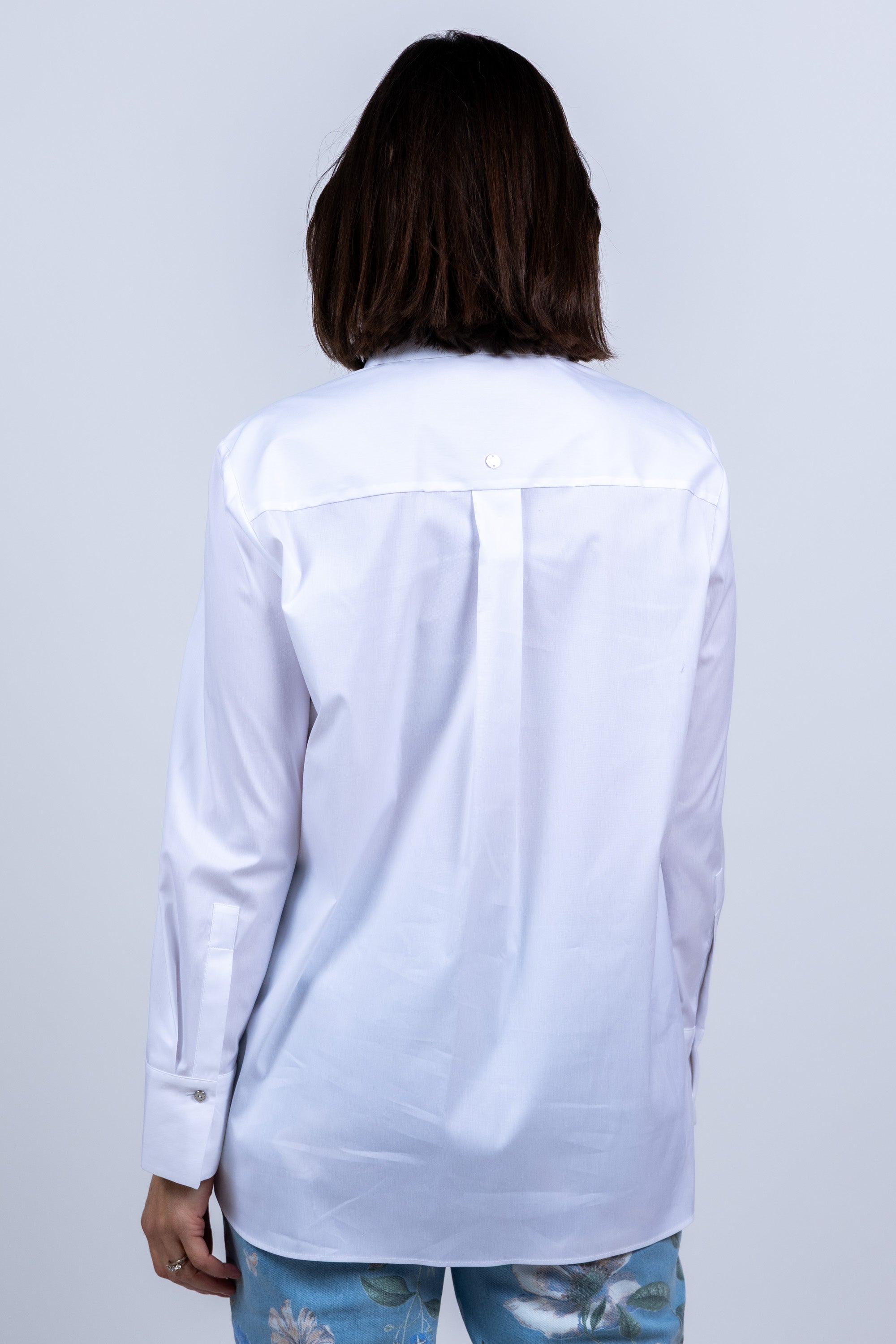 Blouse met strass steentjes - Wit