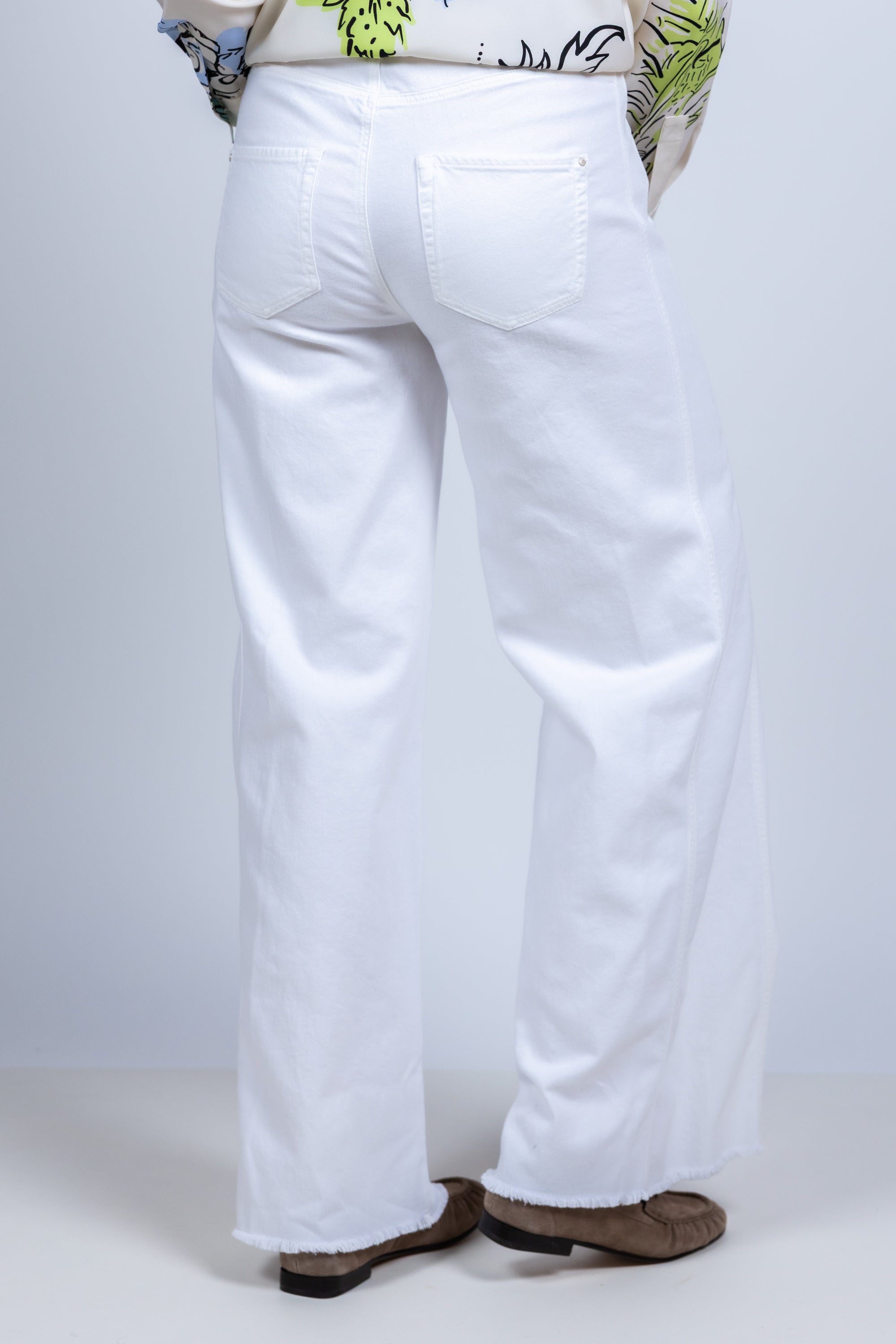 Wijde broek - Wit
