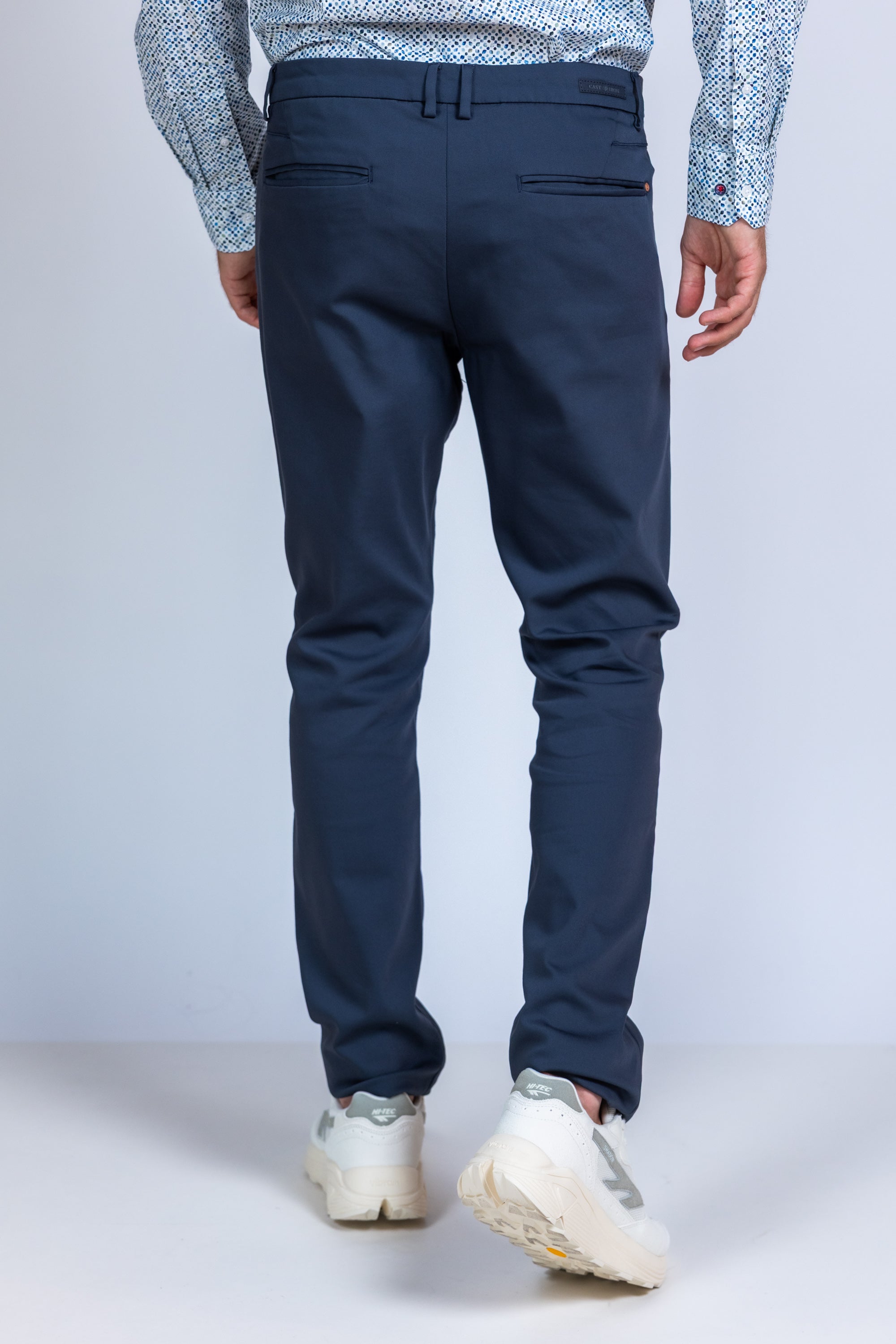 Chino - Blauw/grijs