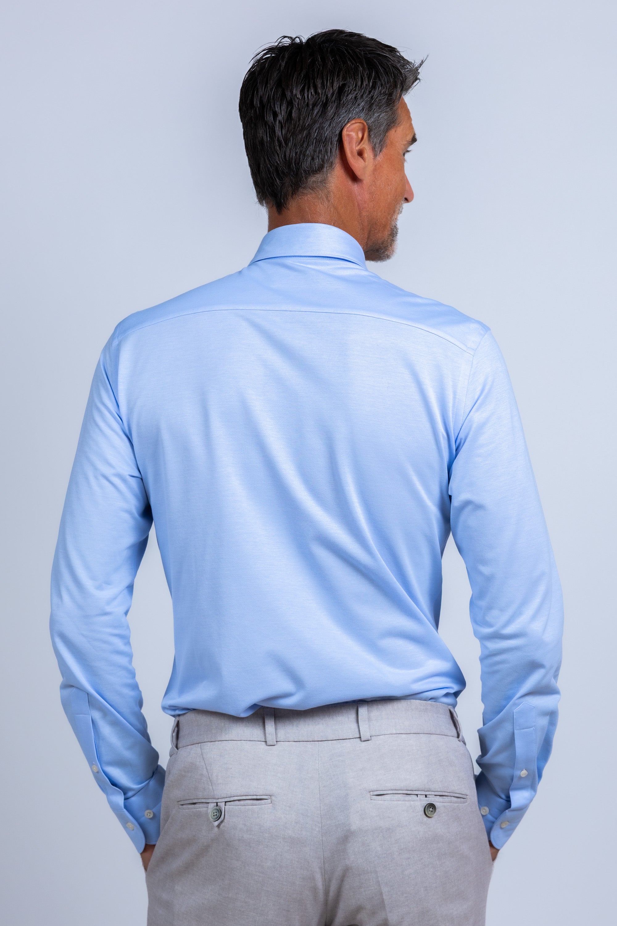 Overhemd met knopen - Bleu