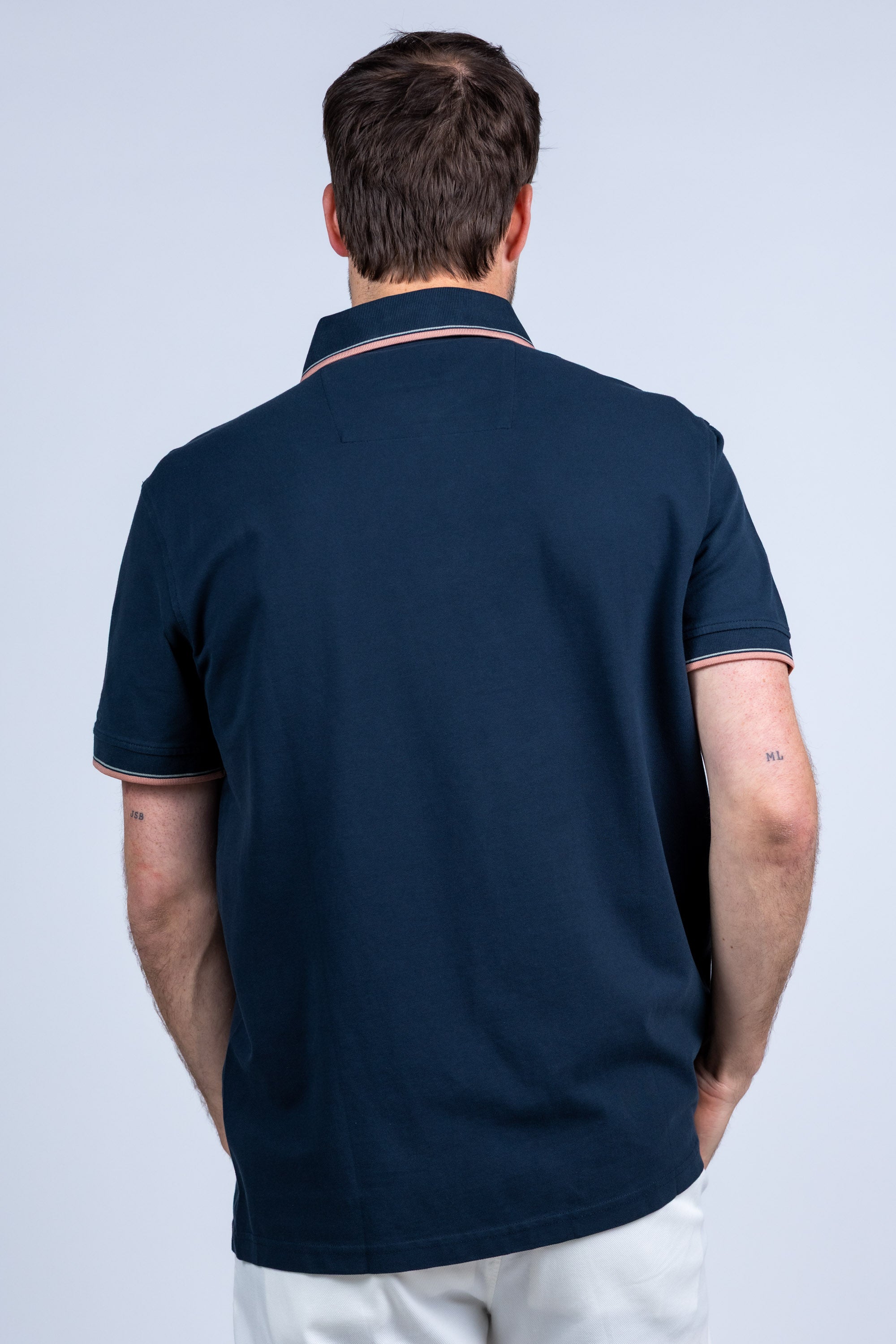 Polo met kraag - Marine