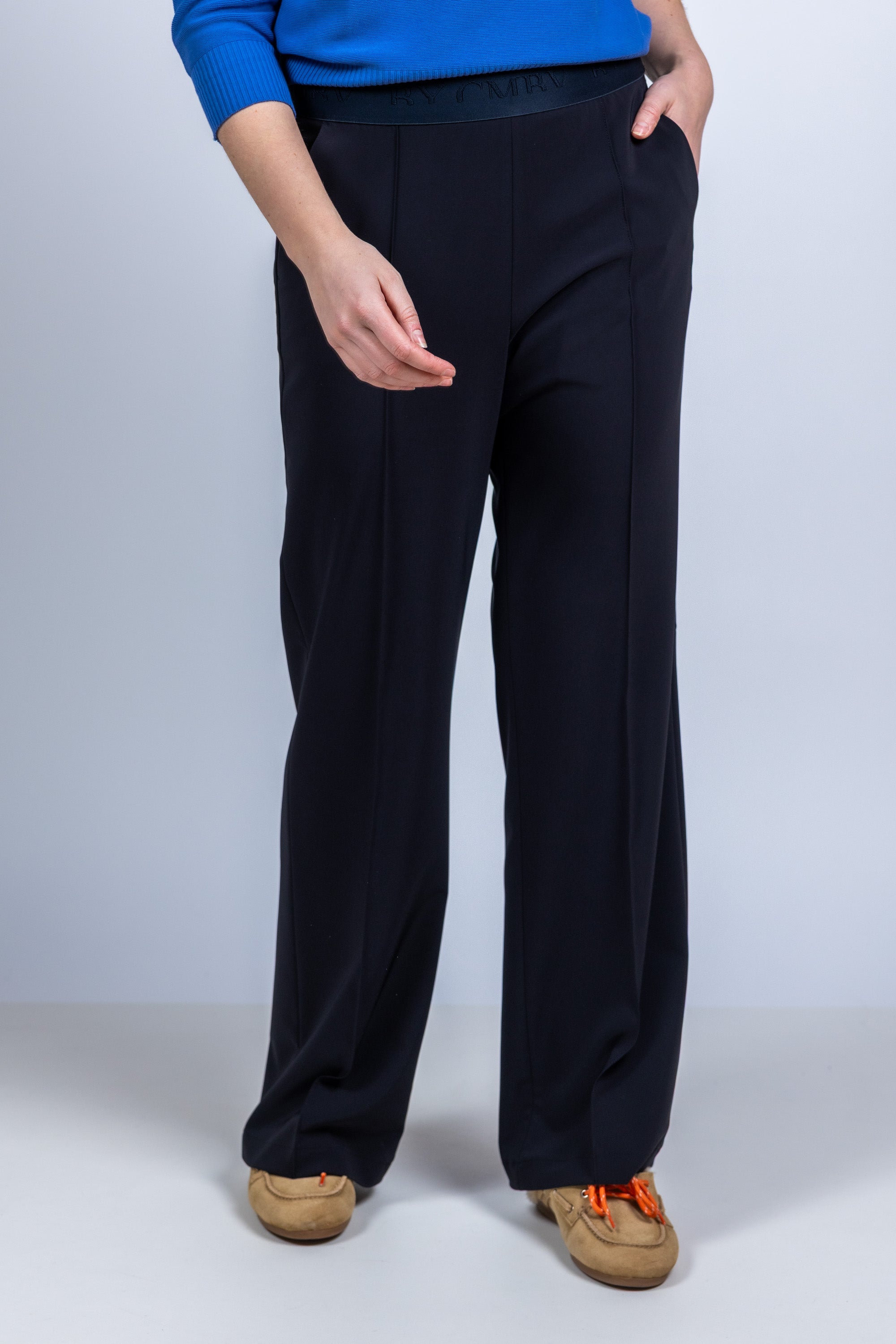 Wijde broek - Marine