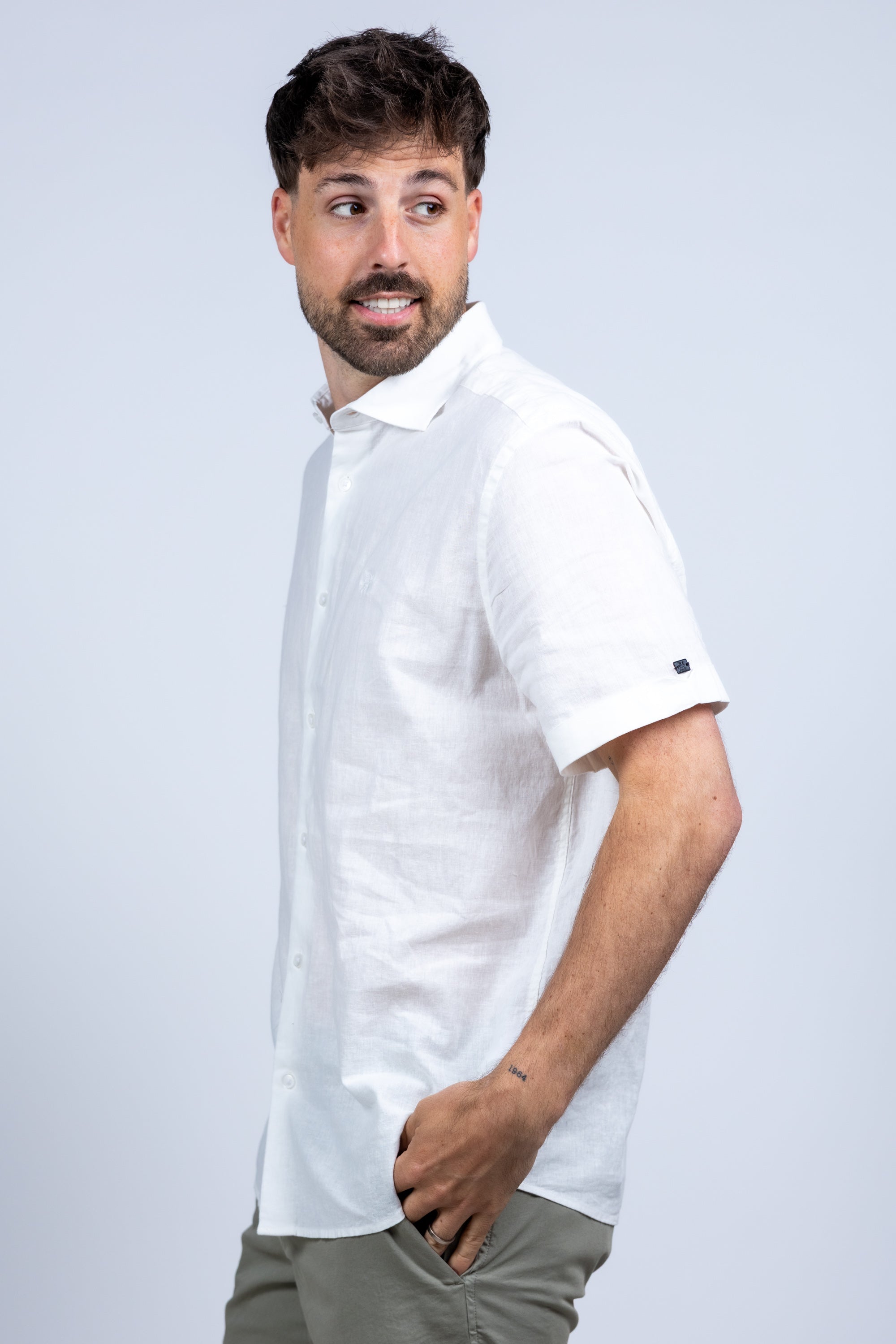 Shirt met korte mouwen - Wit