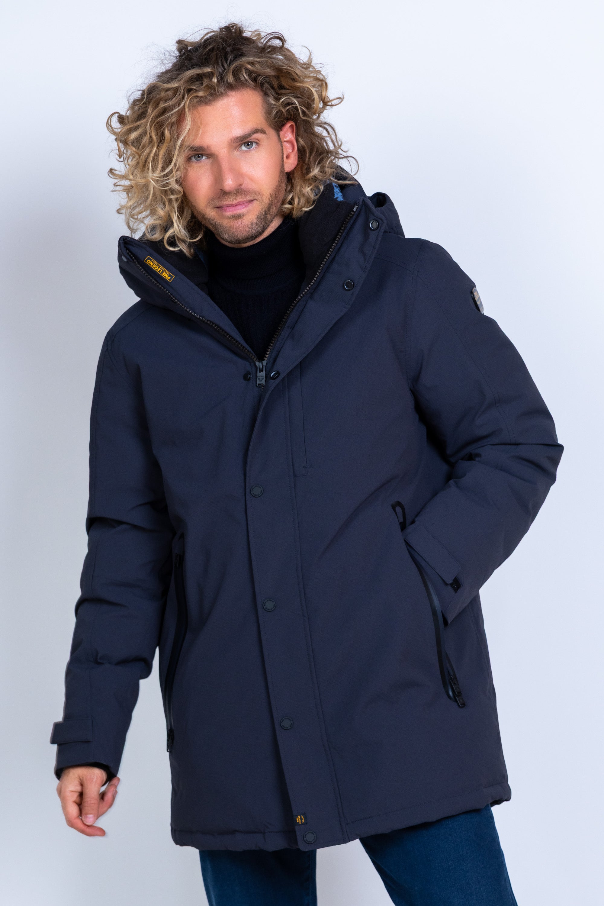 Parka met capuchon - Marine