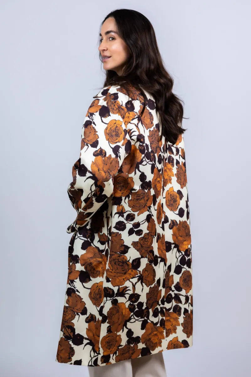 ESSENTIEL ANTWERP ESSENTIEL ANTWERP JUNTA Jas met bloemenprint - Ecru