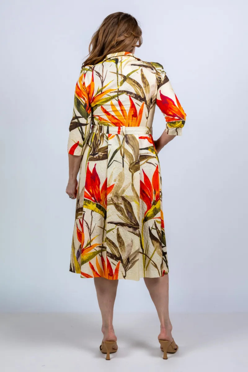 ML COLLECTIONS ML COLLECTIONS 79805 Jurk met knopen - Beige