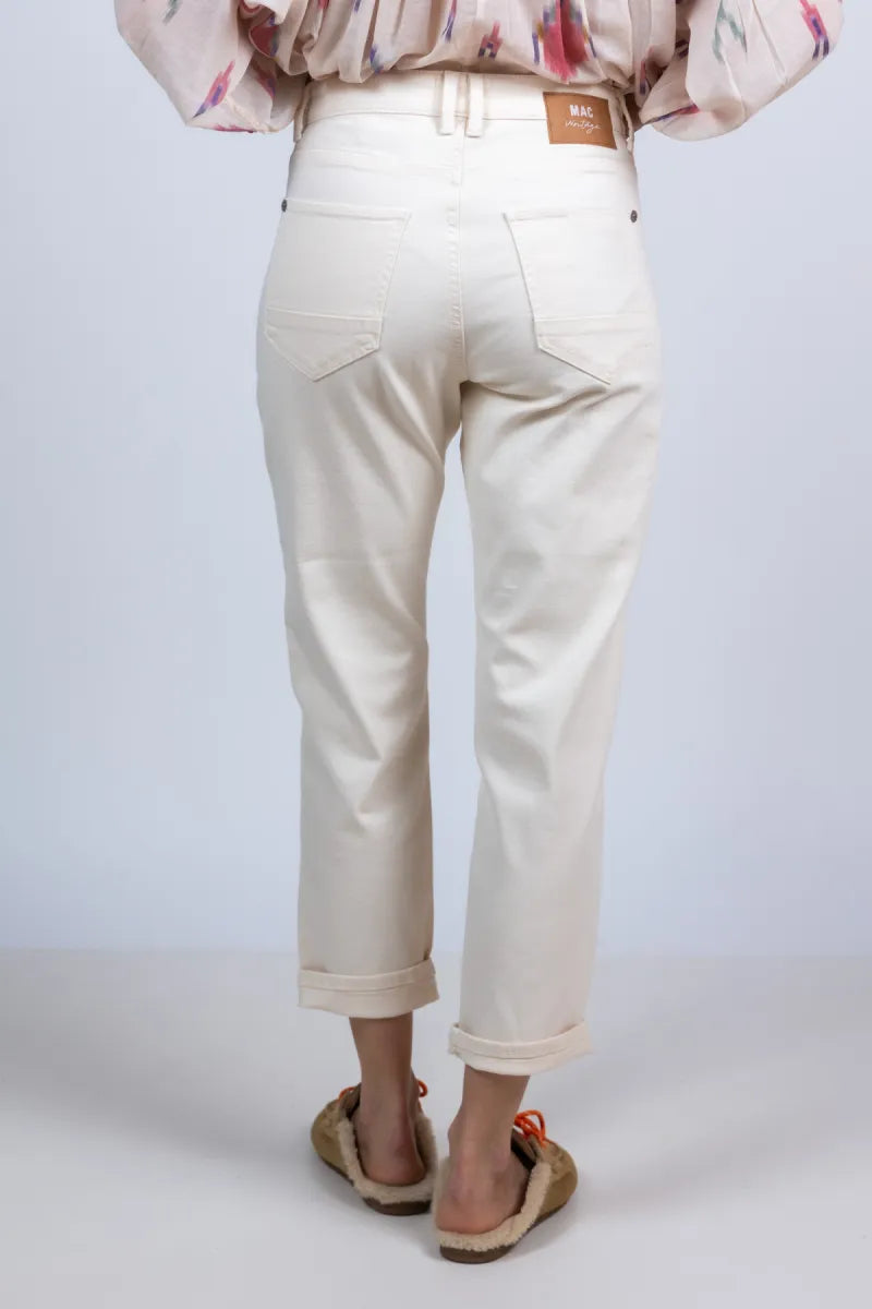 MAC MAC 0333L-4 MAC 0333L-4 Broek met zakken - Ecru