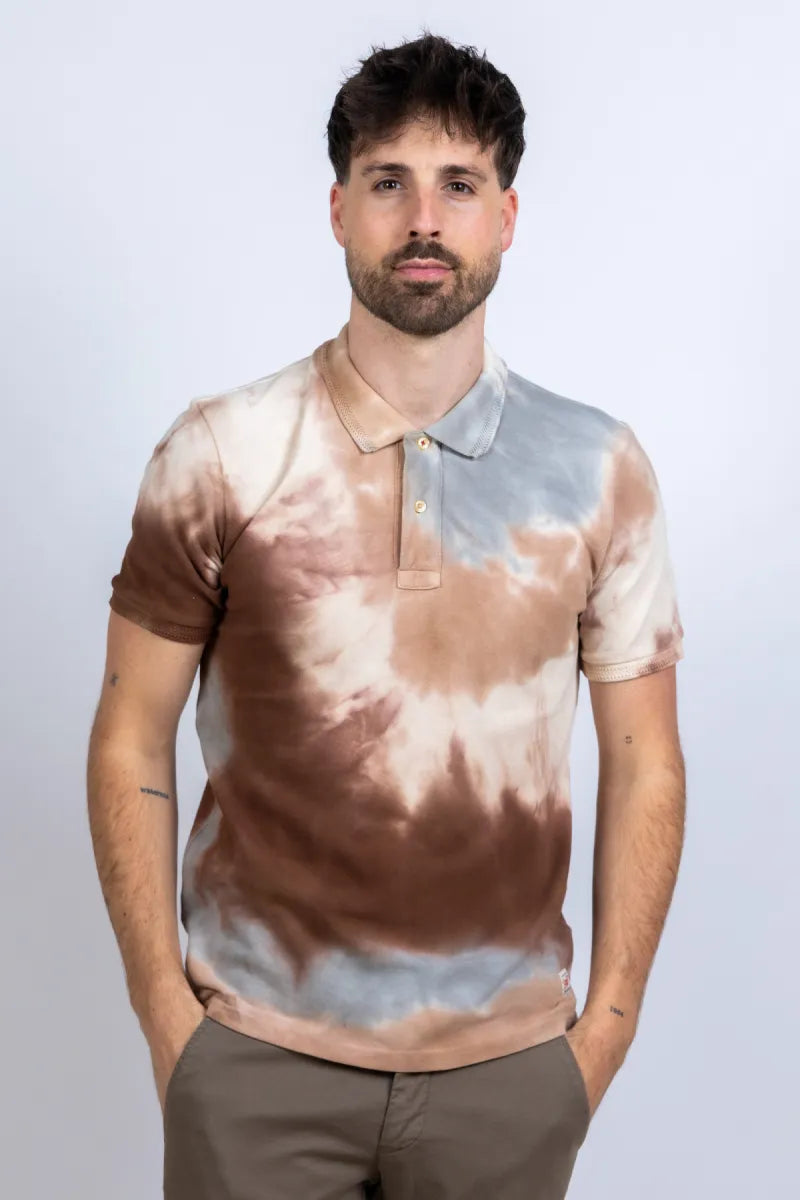 BOB BOB P26Kilby Unica Polo met print - Multicolour