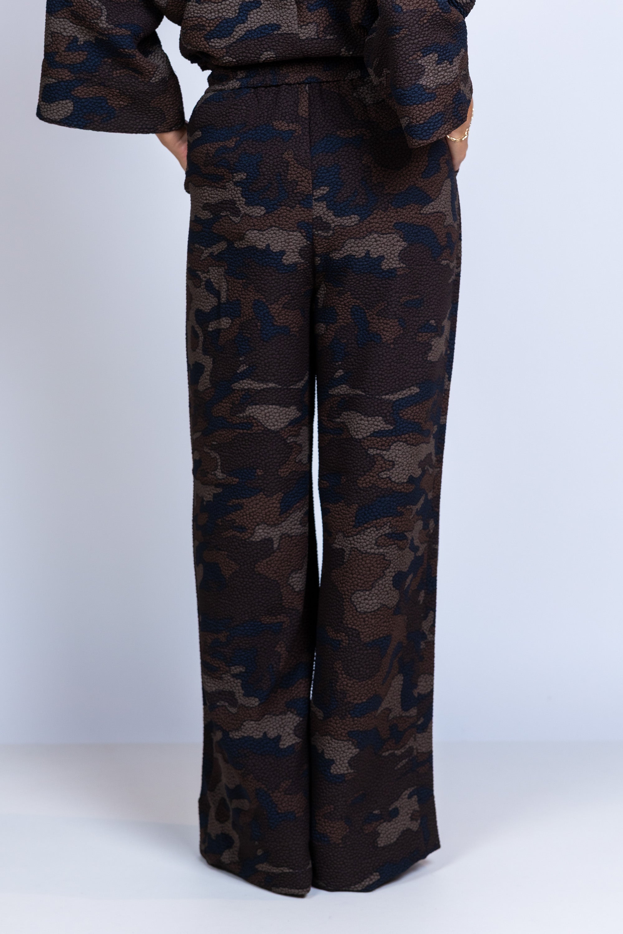 Wijde broek - Bruin