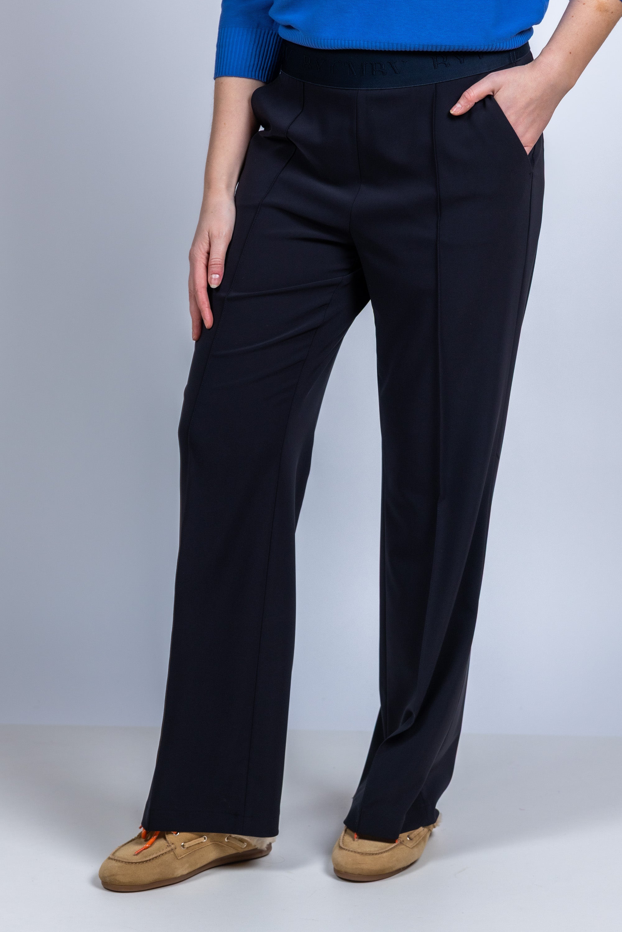 Wijde broek - Marine