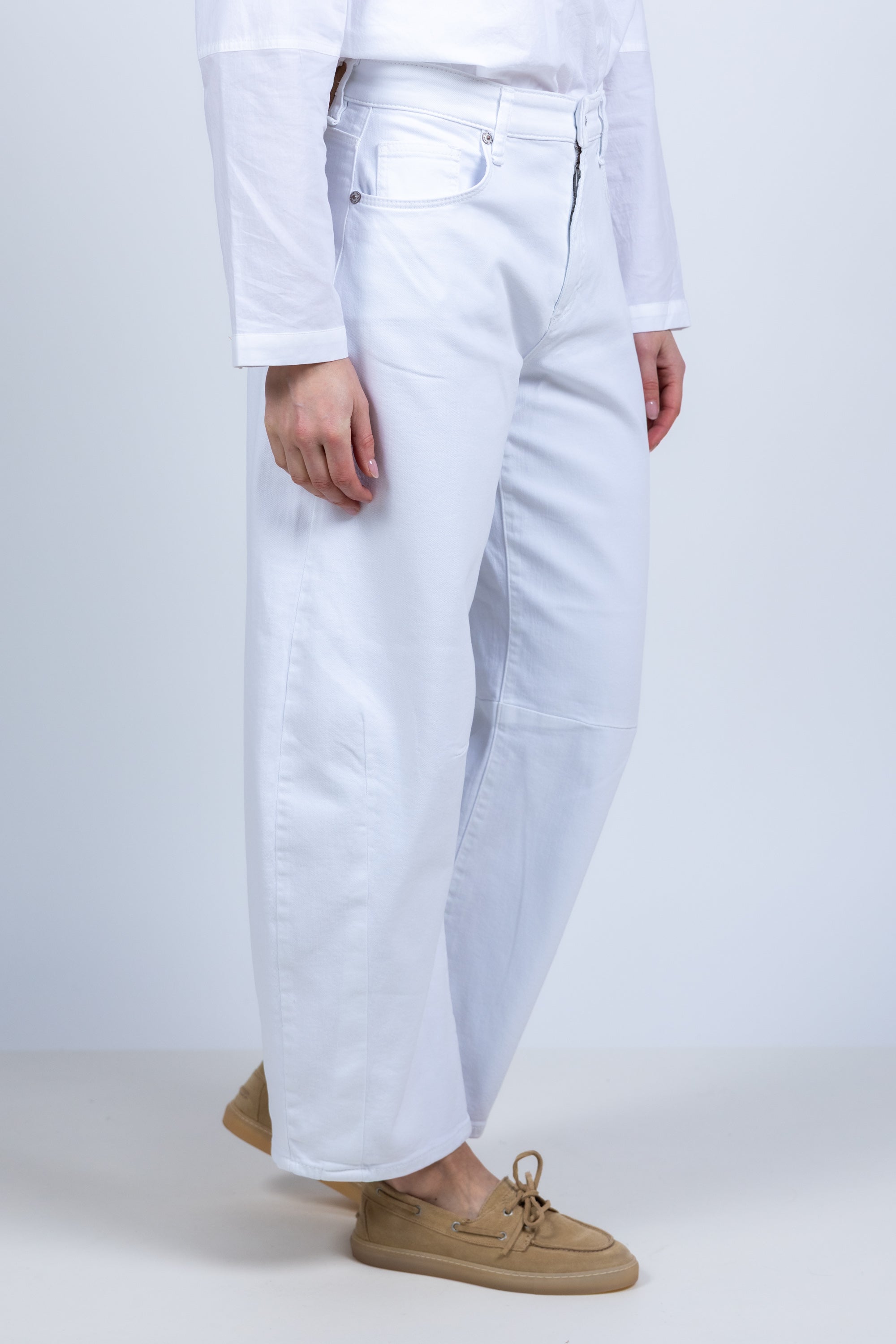 Balloon fit jeans - Wit