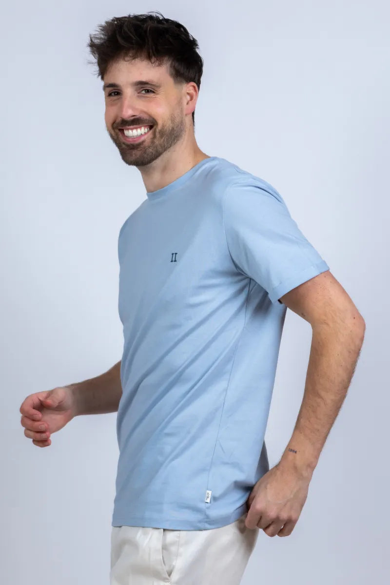 LES DEUX H LES DEUX H 1001464 T-shirt met logo - Bleu