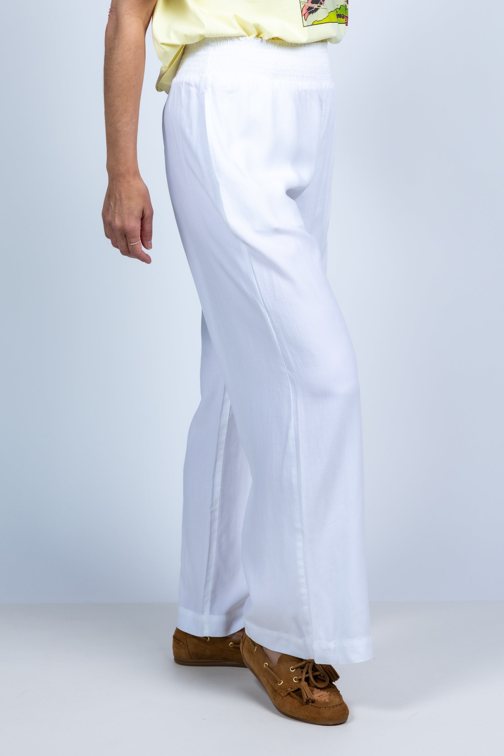 Wijde broek - Wit