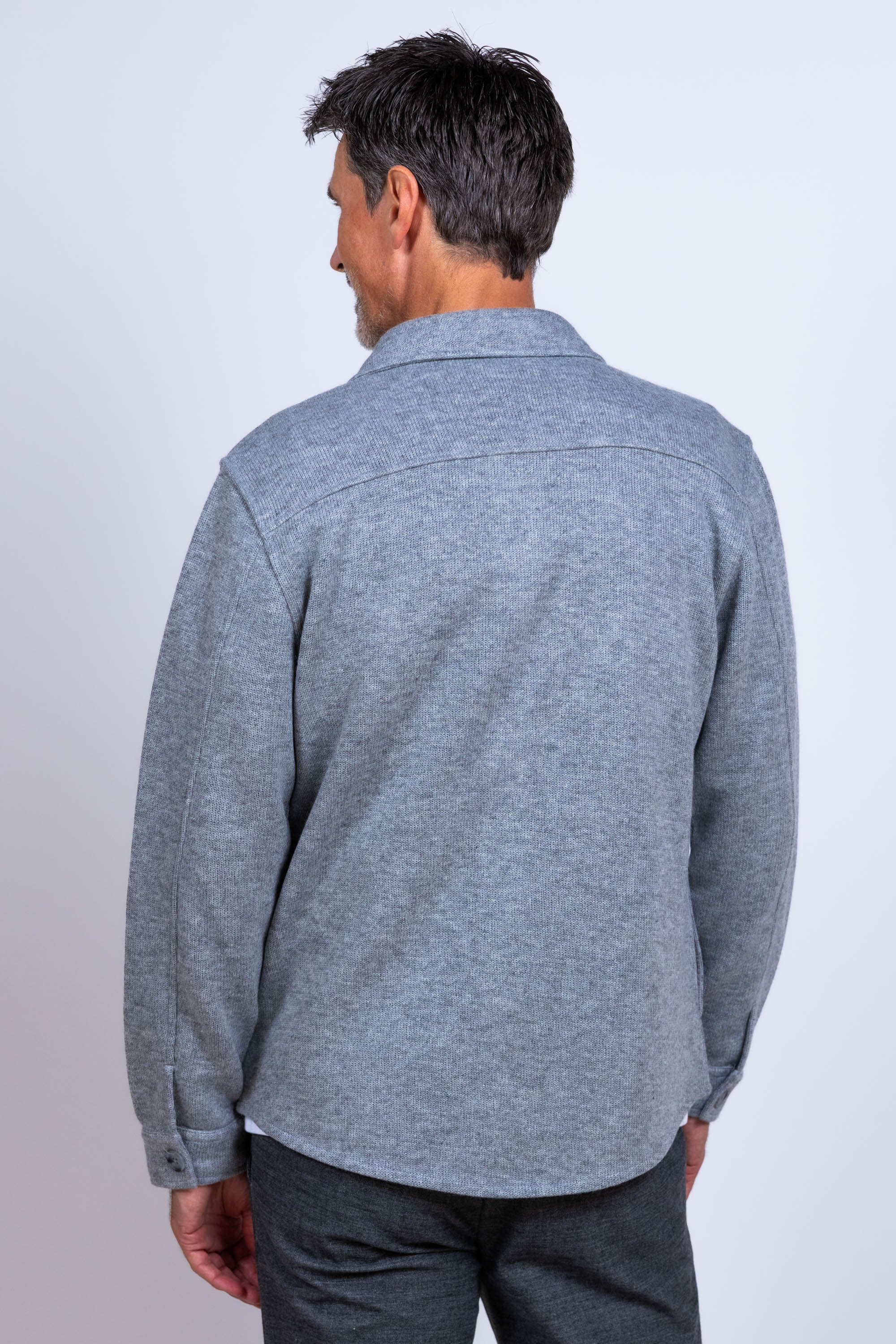 Jasje met knopen - Lichtgrijs