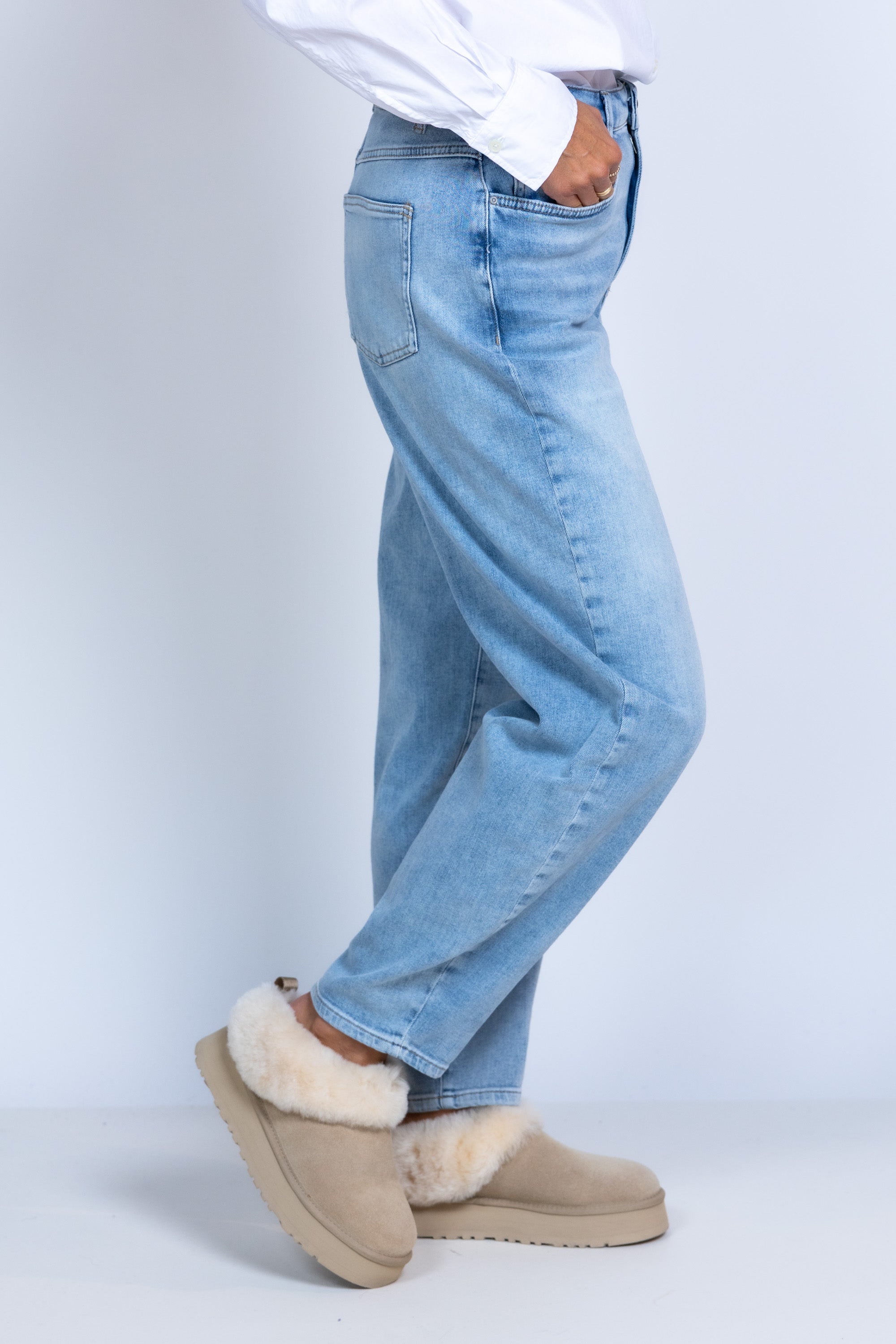 Jeans balloonfit - Licht jeans
