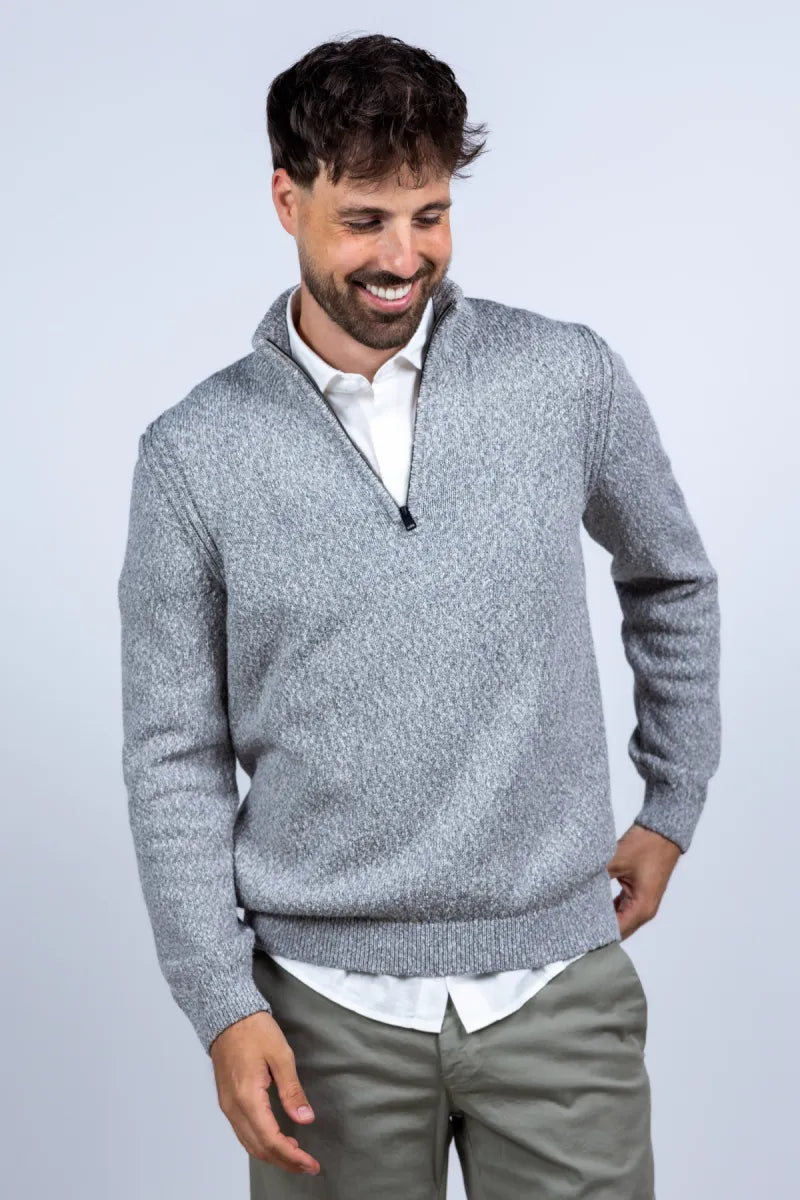 VANGUARD VANGUARD VKW2511348 Trui met rits - Khaki