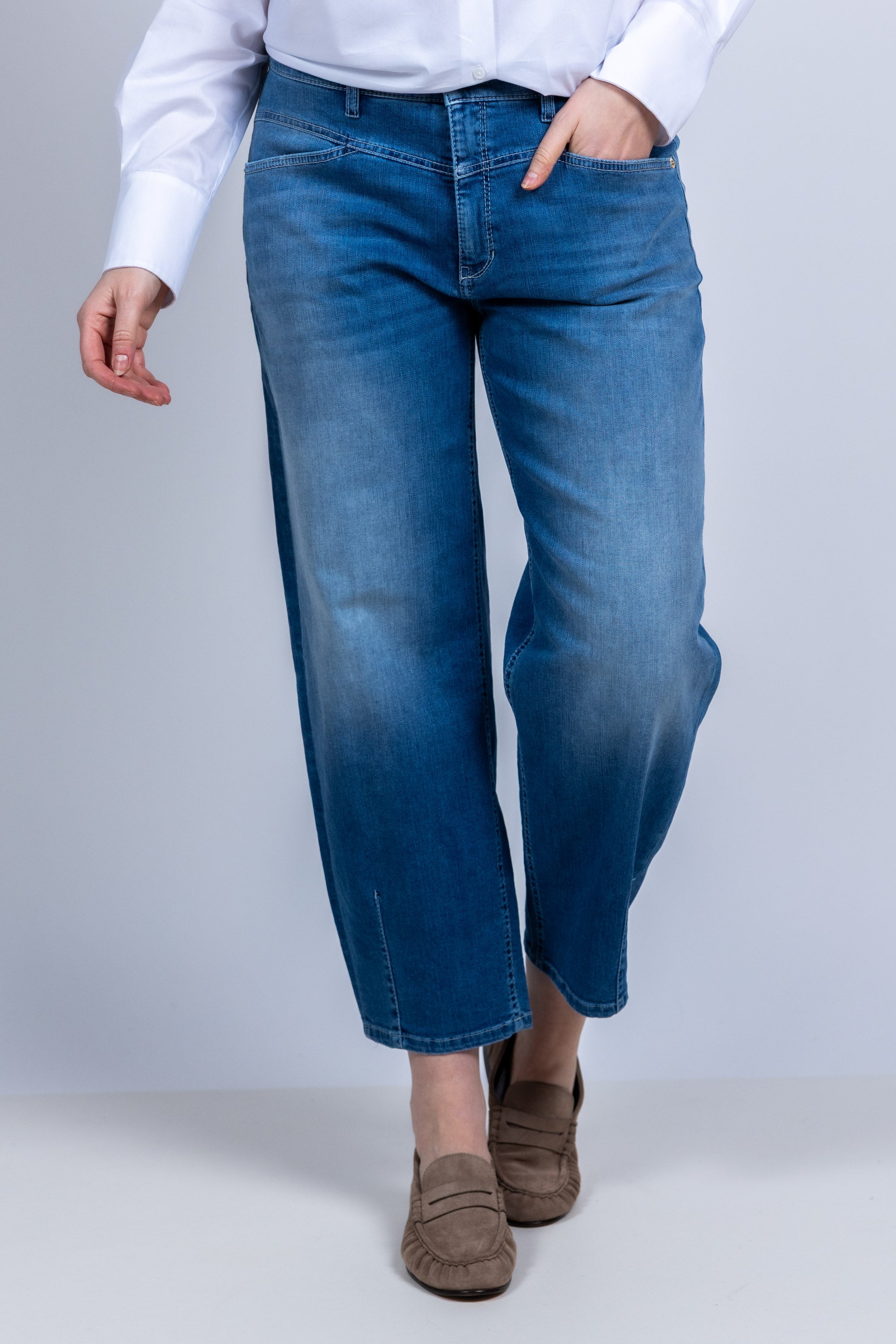 Jeans met rechte pijpen - Licht jeans