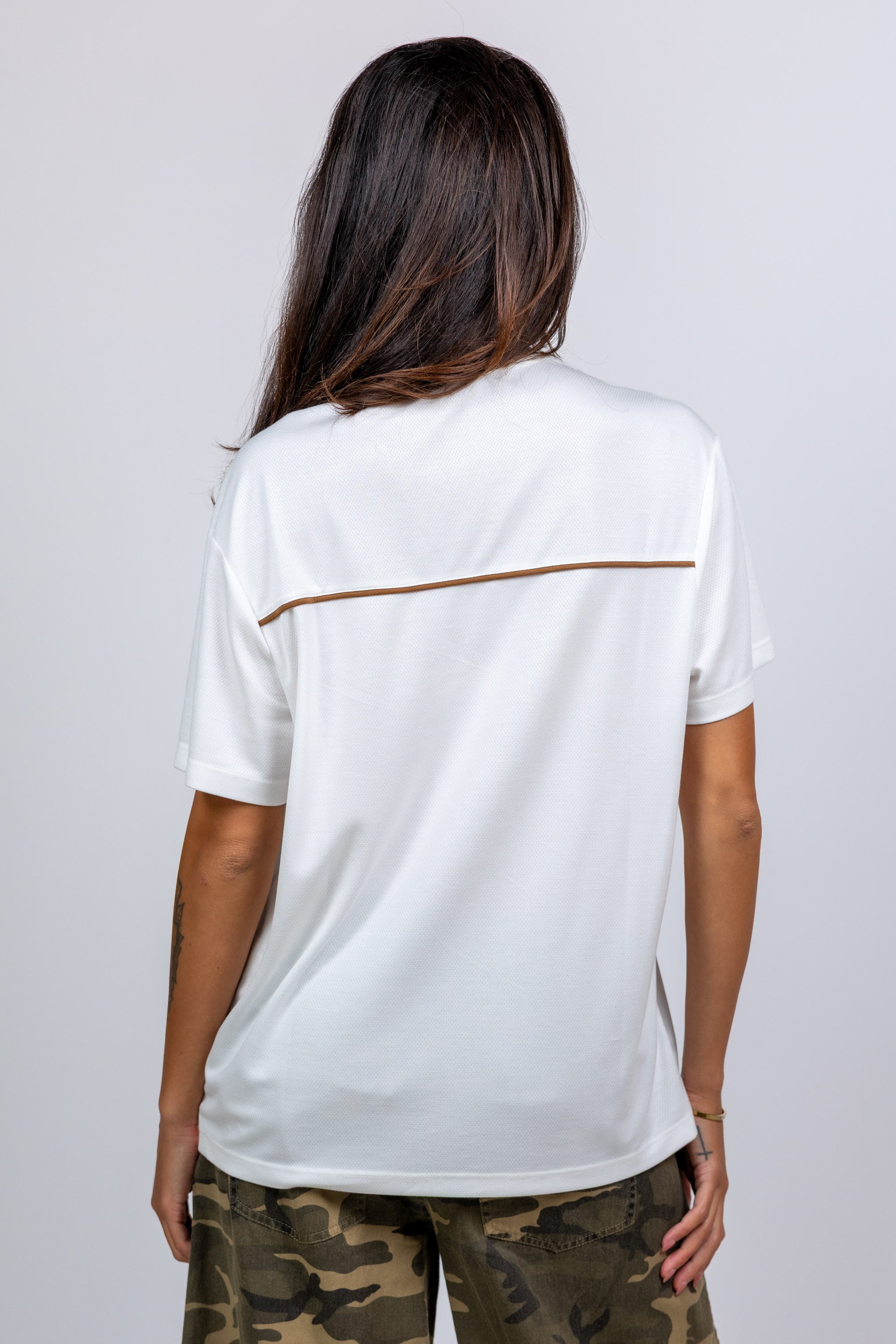 T-shirt met print - Ecru