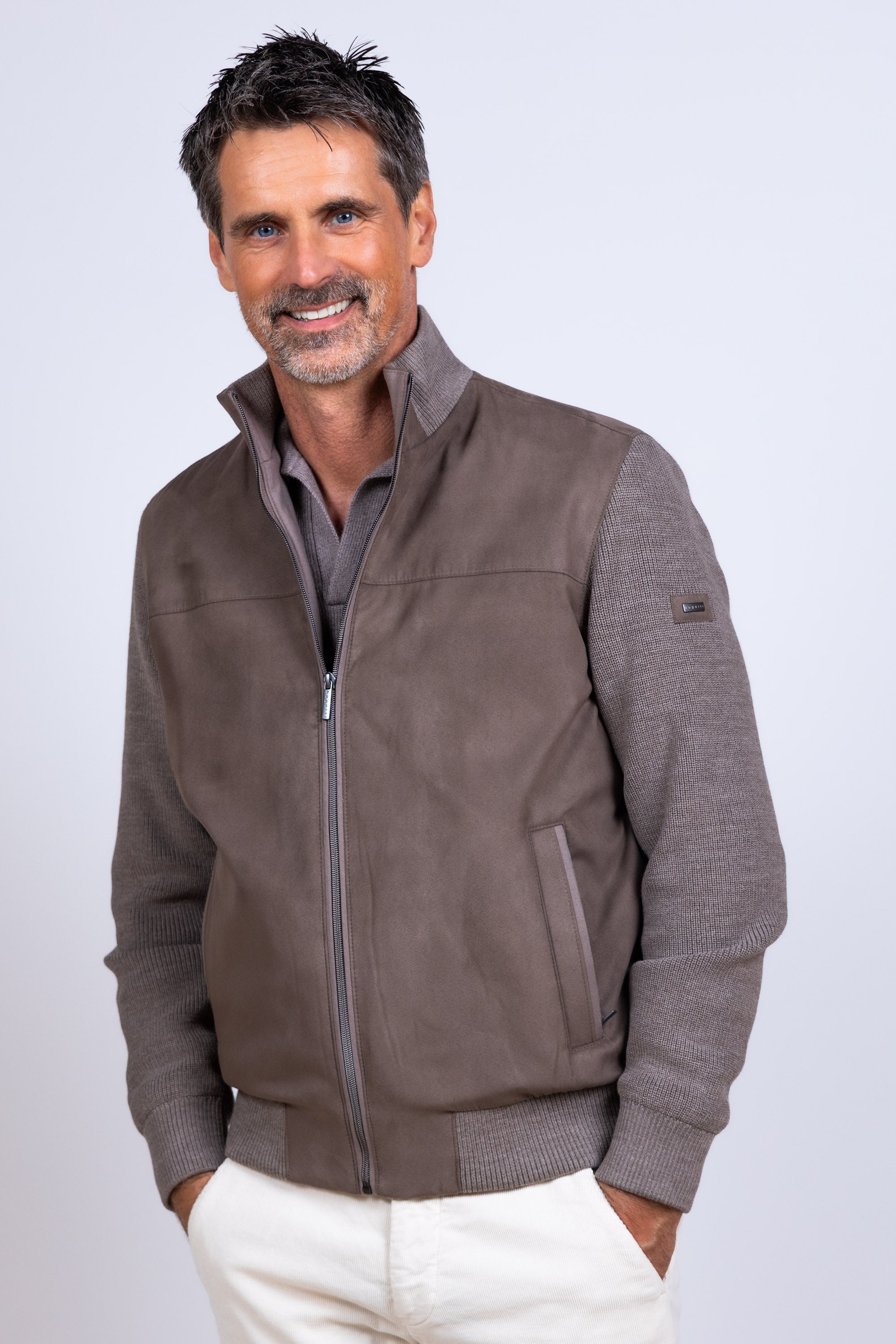 Jasje met rits - Taupe