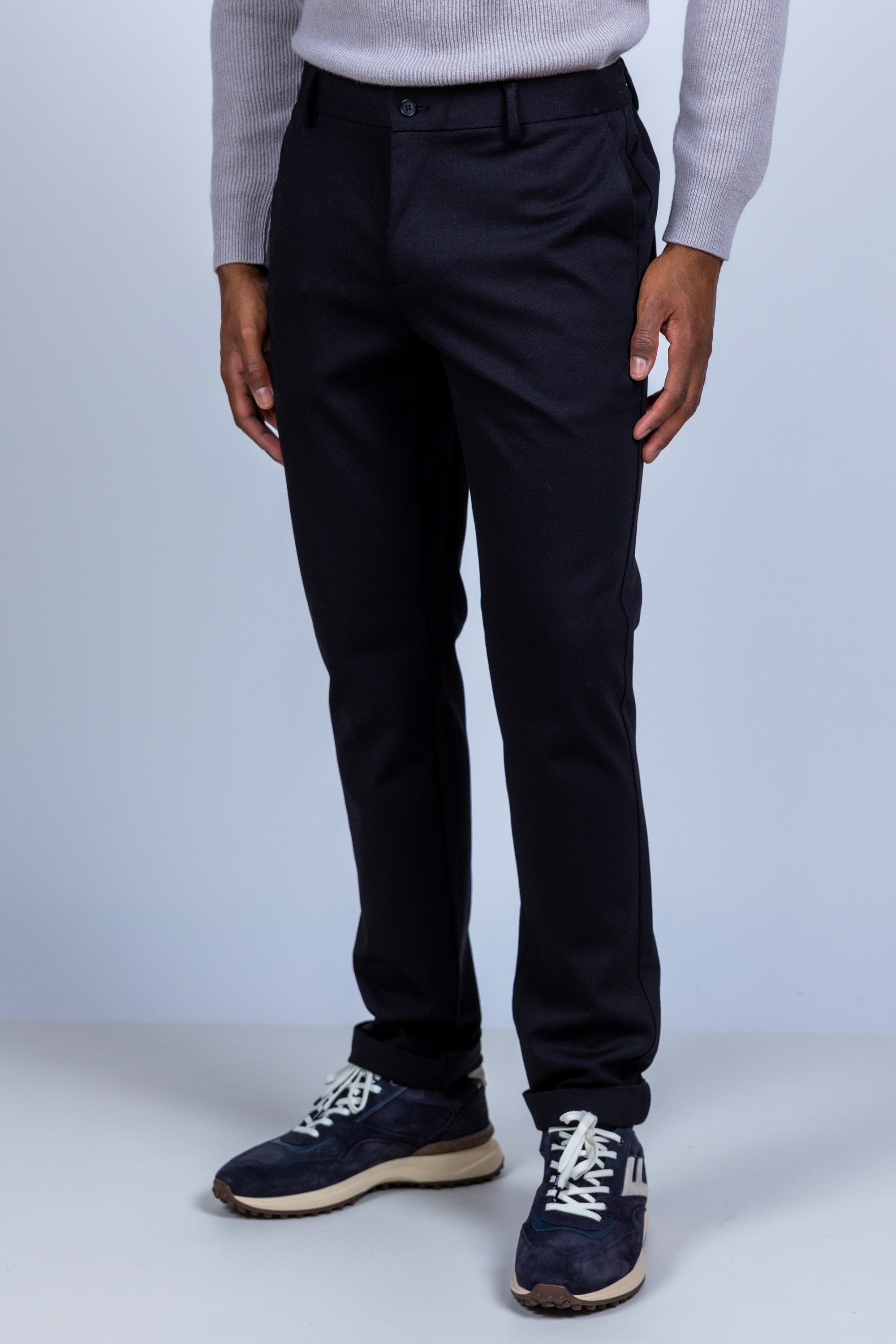 Broek met stretch - Zwart