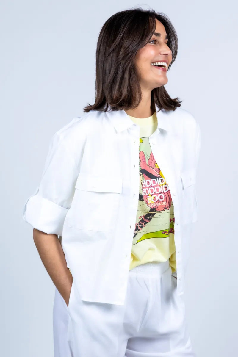 DAHL, BELLA DAHL, BELLA B4211-H58-302 Blouse met knopen - Wit