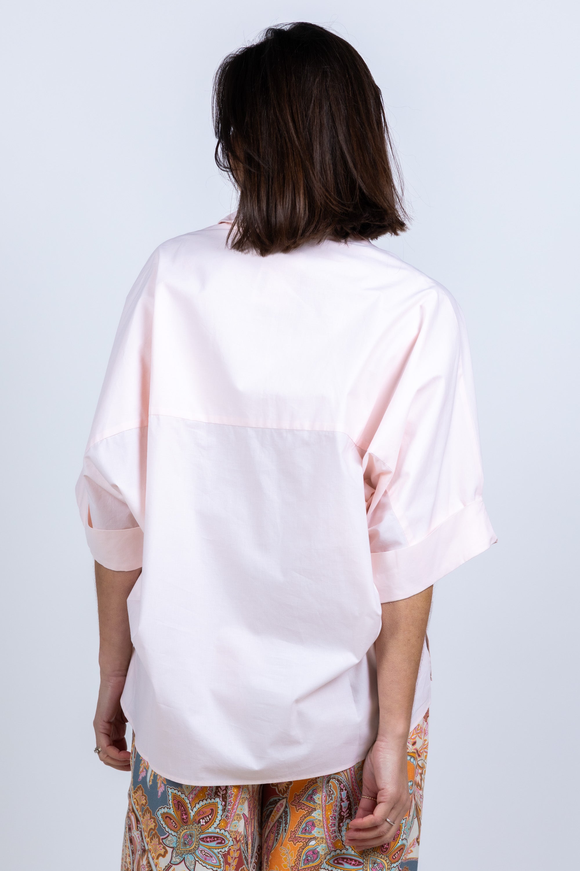Blouse met knopen - Roze