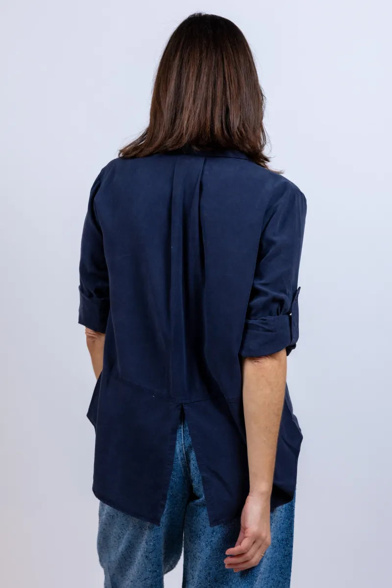 DAHL, BELLA DAHL, BELLA B2631-654-303 Blouse met zakken - Marine