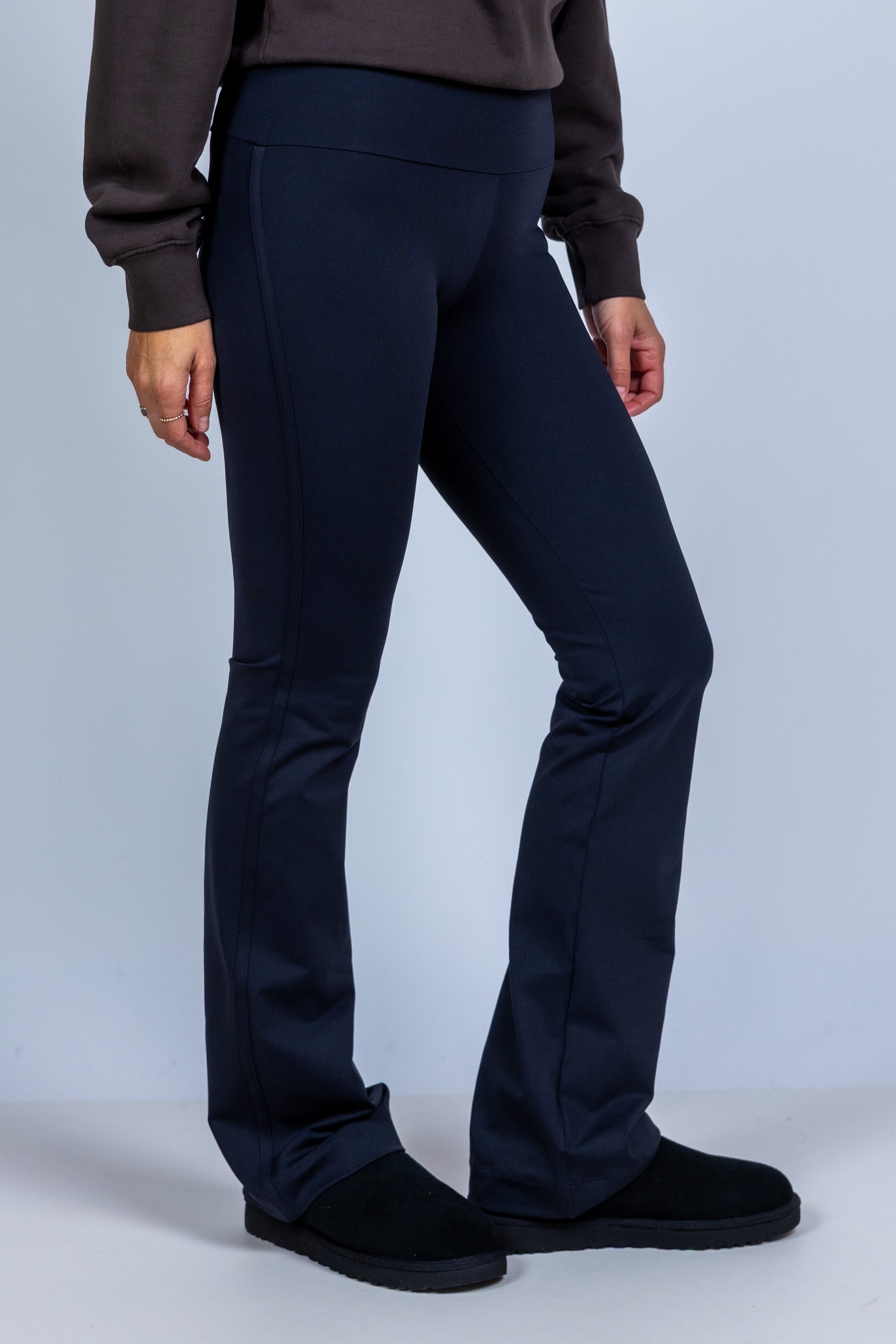 Legging met wijde pijpen - Zwart