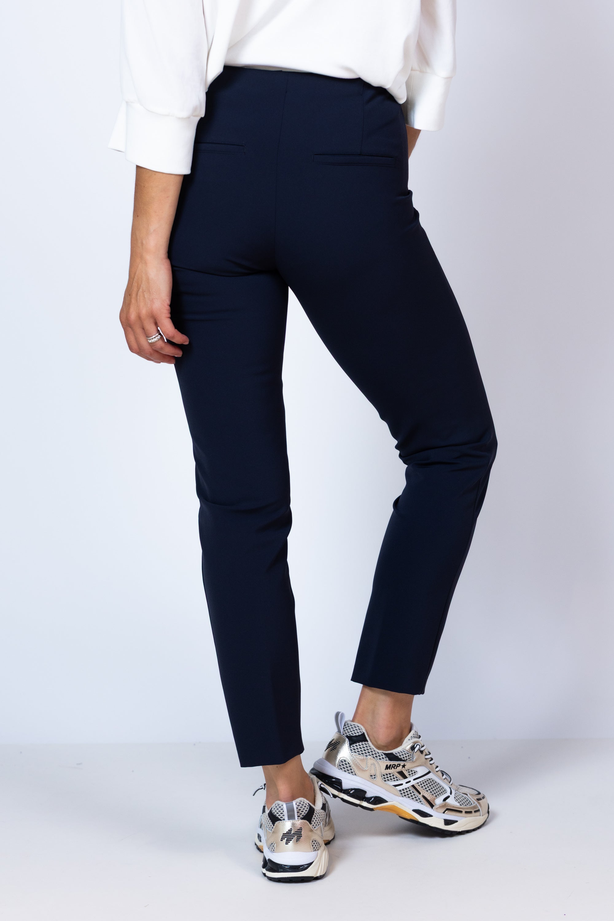 Broek met elastiek - Marine