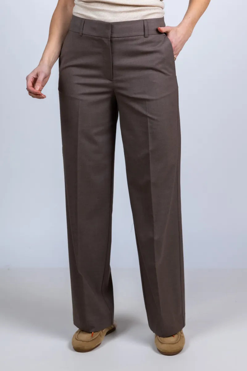 SELECTED SELECTED WI RITA LISA16102219 Wijde pantalon - Bruin