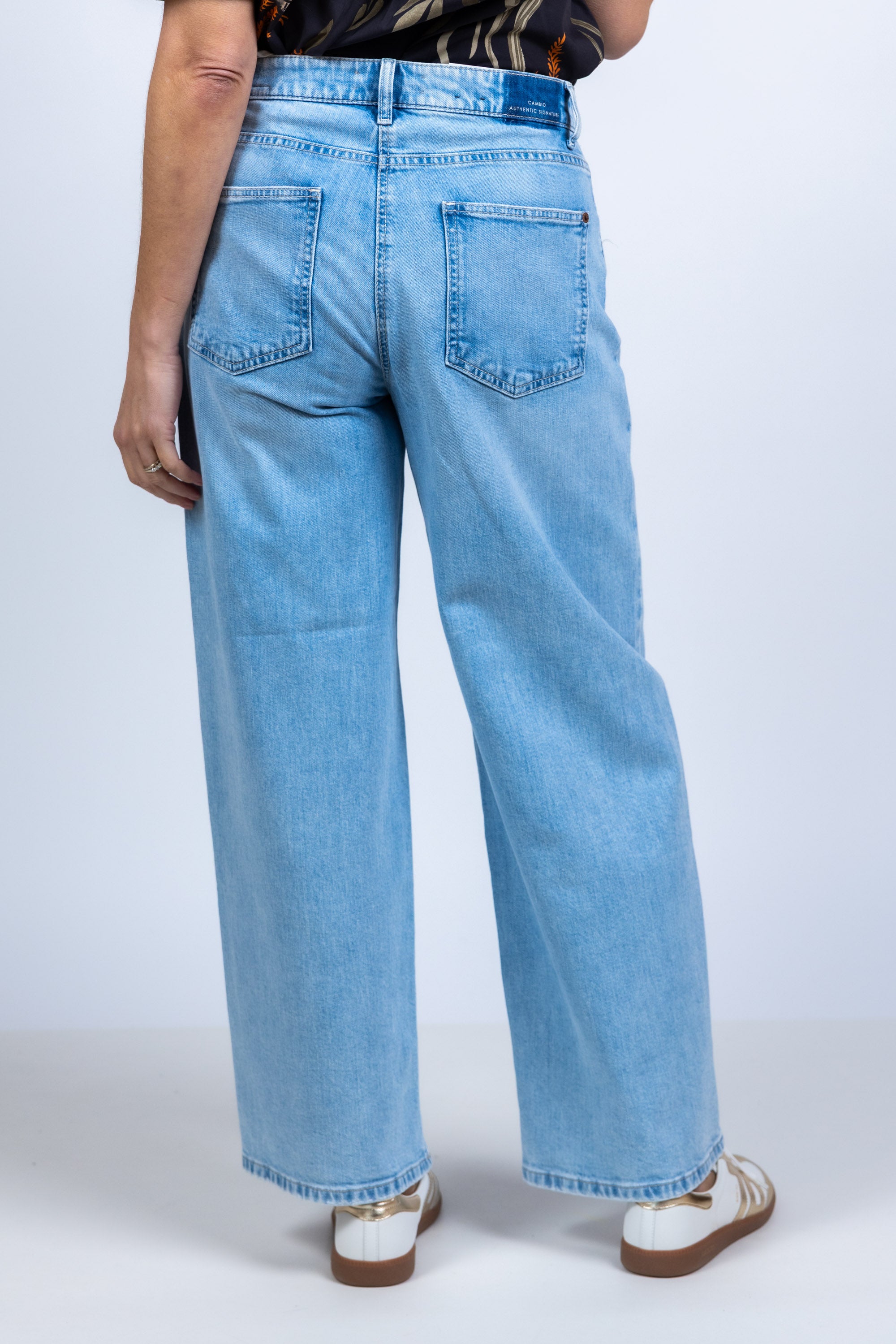 Jeans met wijde pijpen - Licht jeans