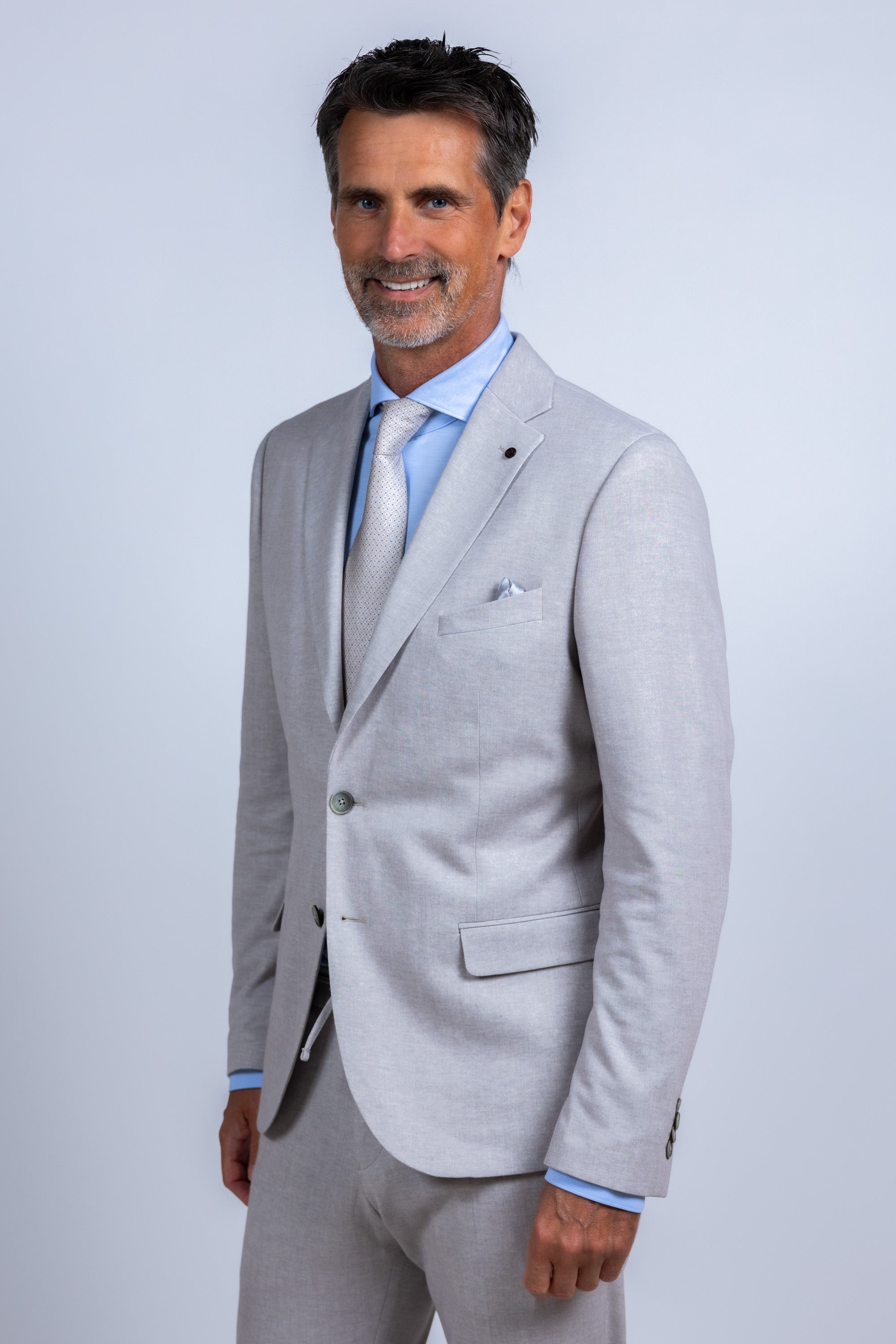 Colbert met knopen - Beige