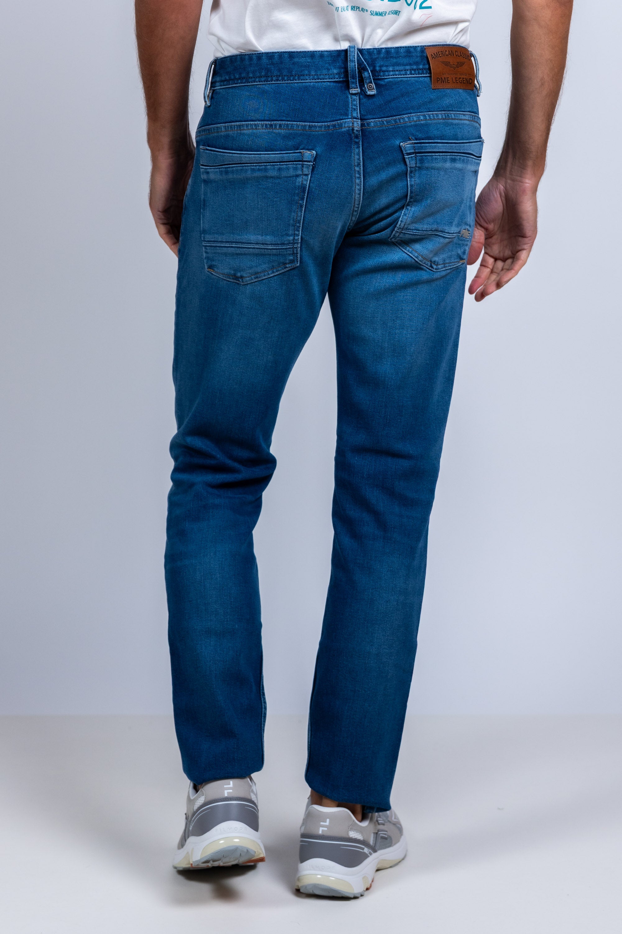 Jeans met wassing - Inkt