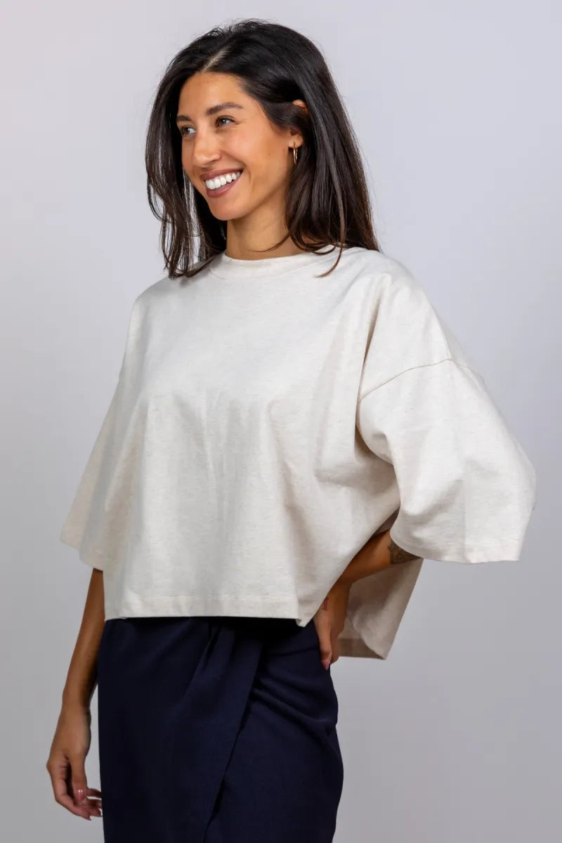 STUDIO CLIQUE STUDIO CLIQUE AMY T-shirt met korte mouwen - Beige