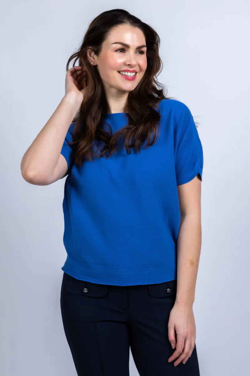 NO MAN'S LAND NO MAN'S LAND 65.111 Truitje met korte mouwen - French blue