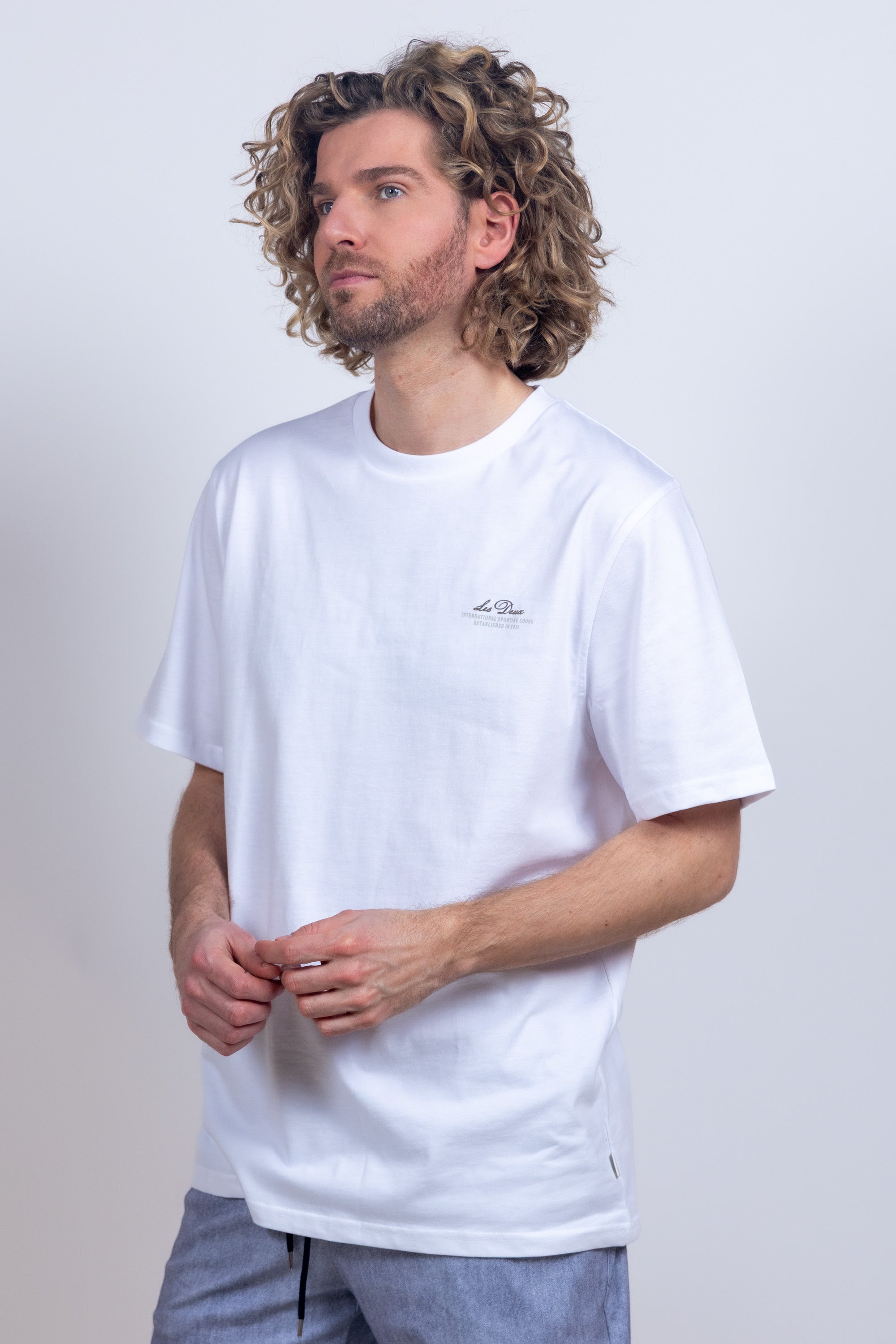 T-shirt met print - Wit