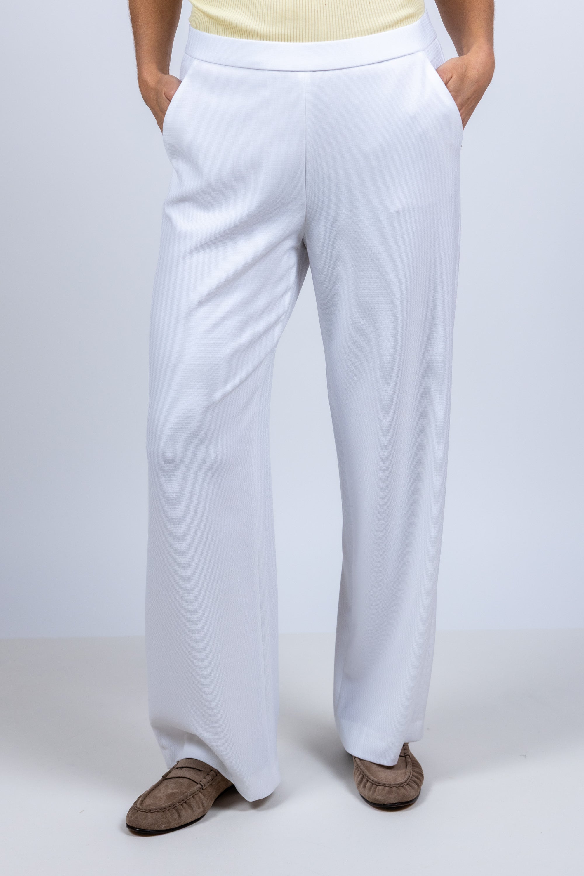 Wijde broek - Wit