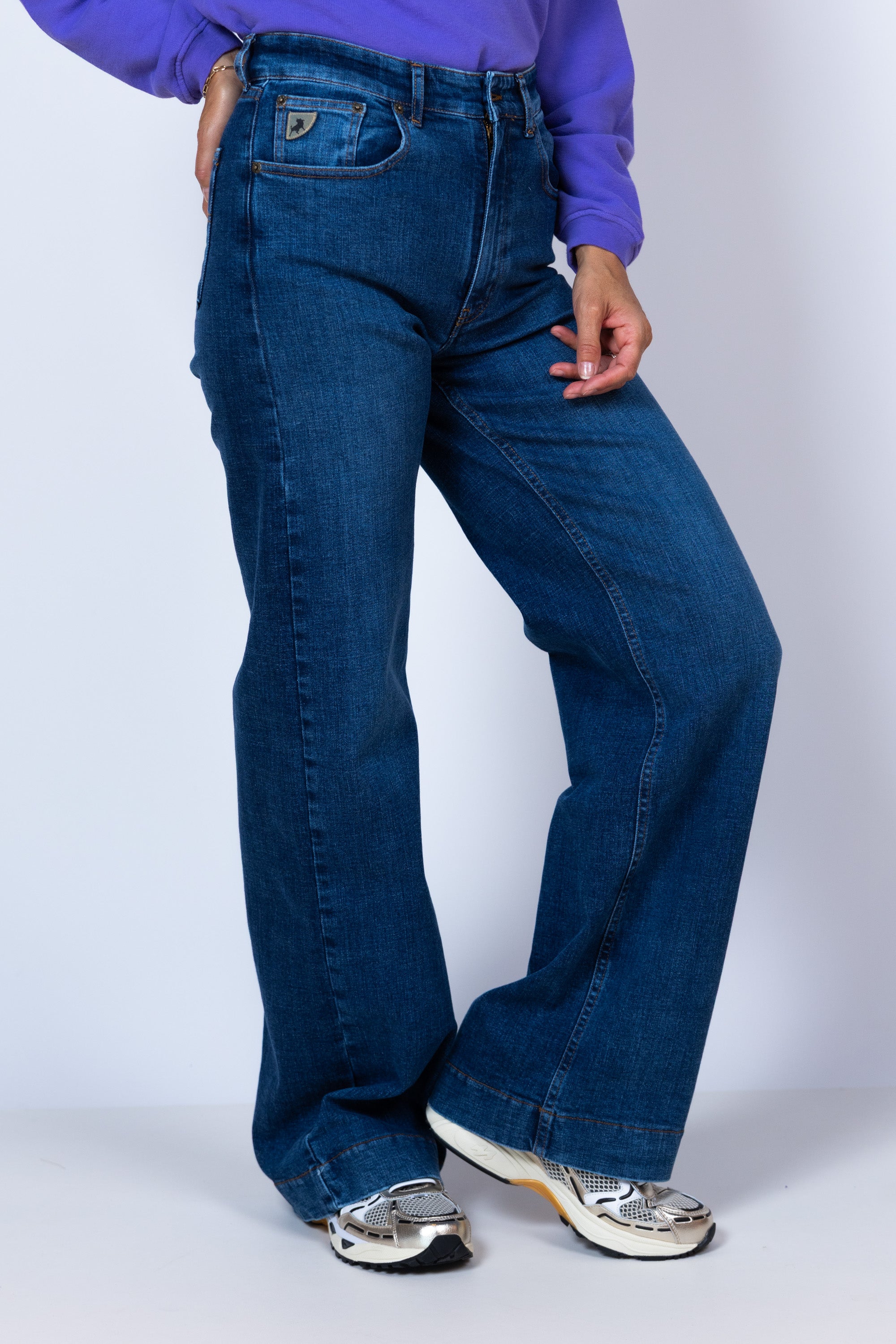 Jeans met wijde pijpen - Jeans