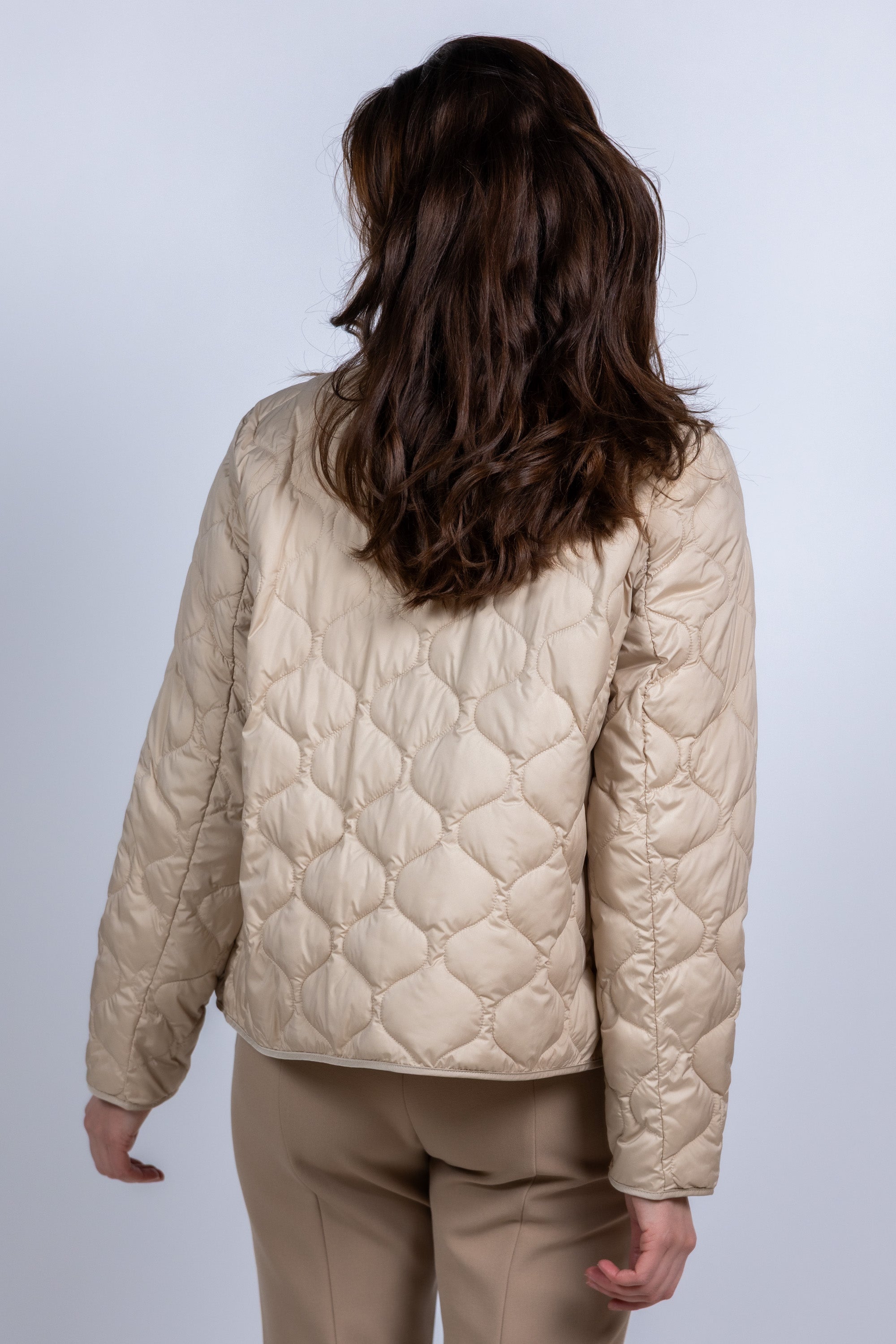 Gewatteerd jasje - Beige