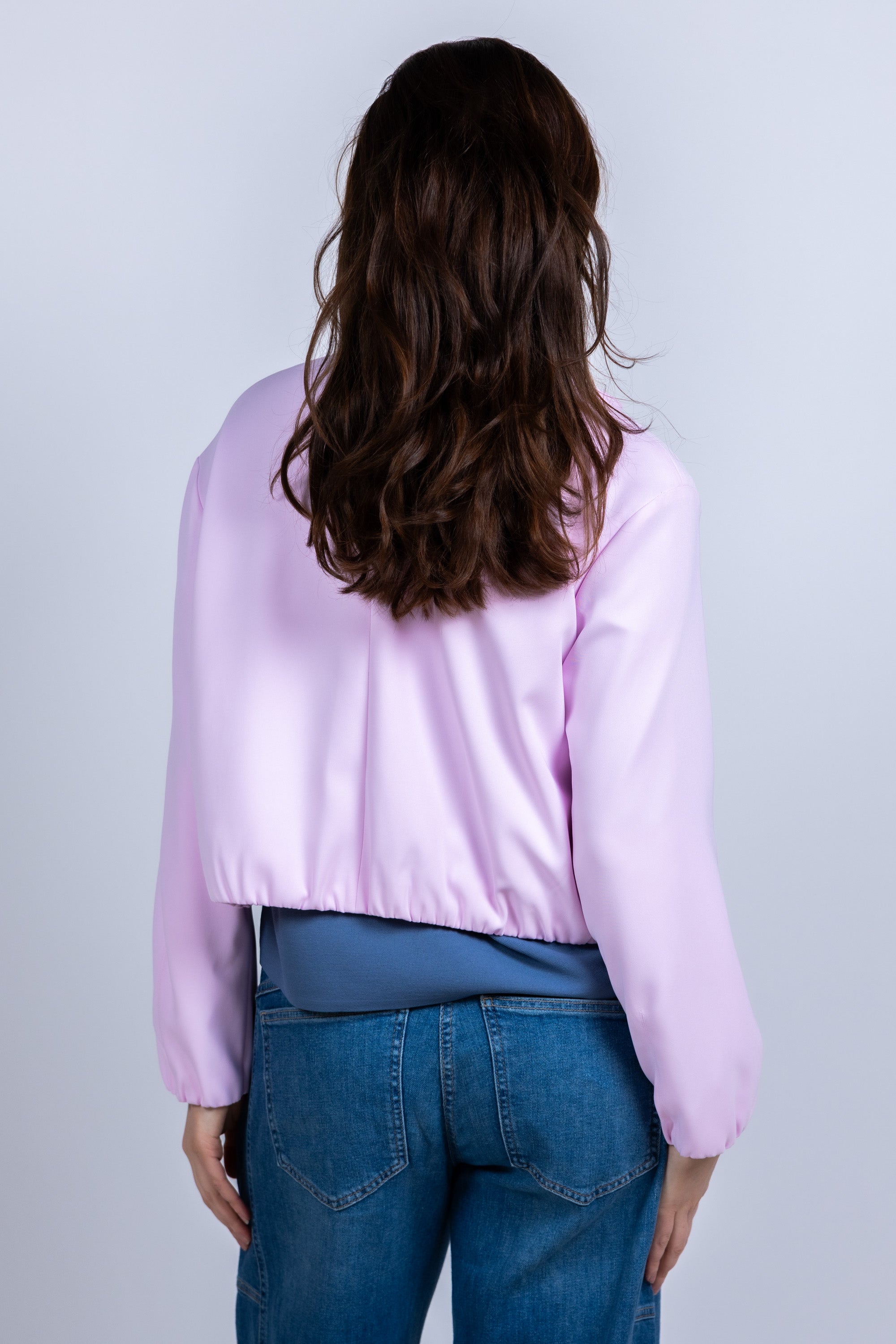Jasje met drukknoopsluiting - Roze